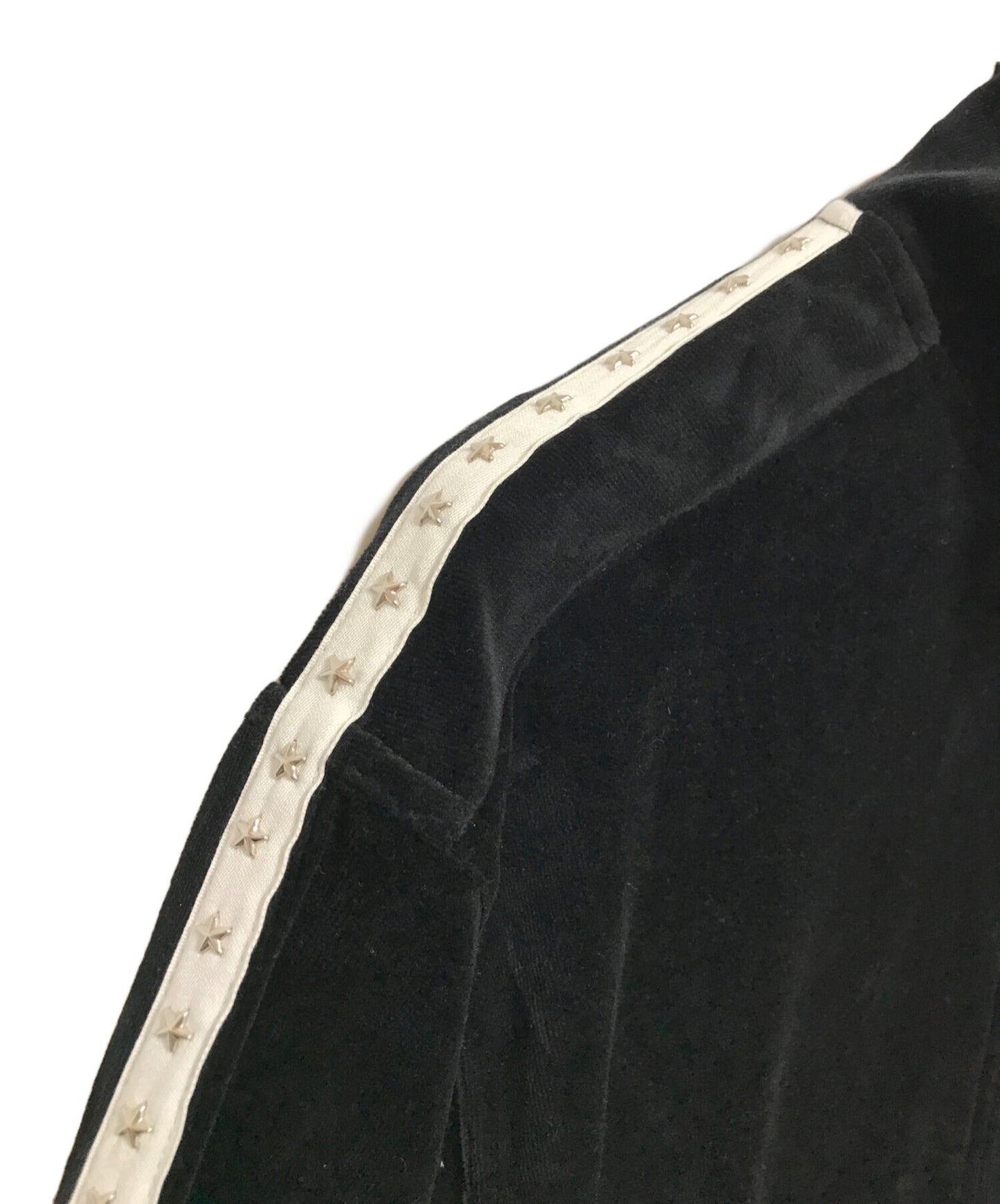 [Pre-owned] SUPREME Studded Velour Track Jacket