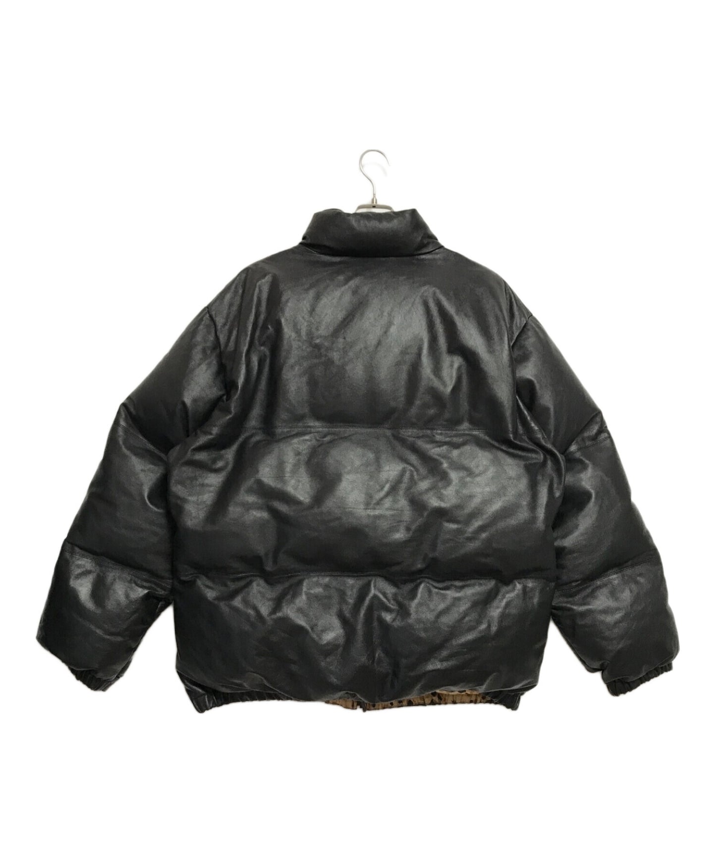 [Pre-owned] WACKO MARIA LEATHER DOWN JACKET