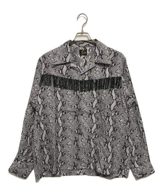 [Pre-owned] Needles Fringe One-Up Shirt - Python Jq. OT194.