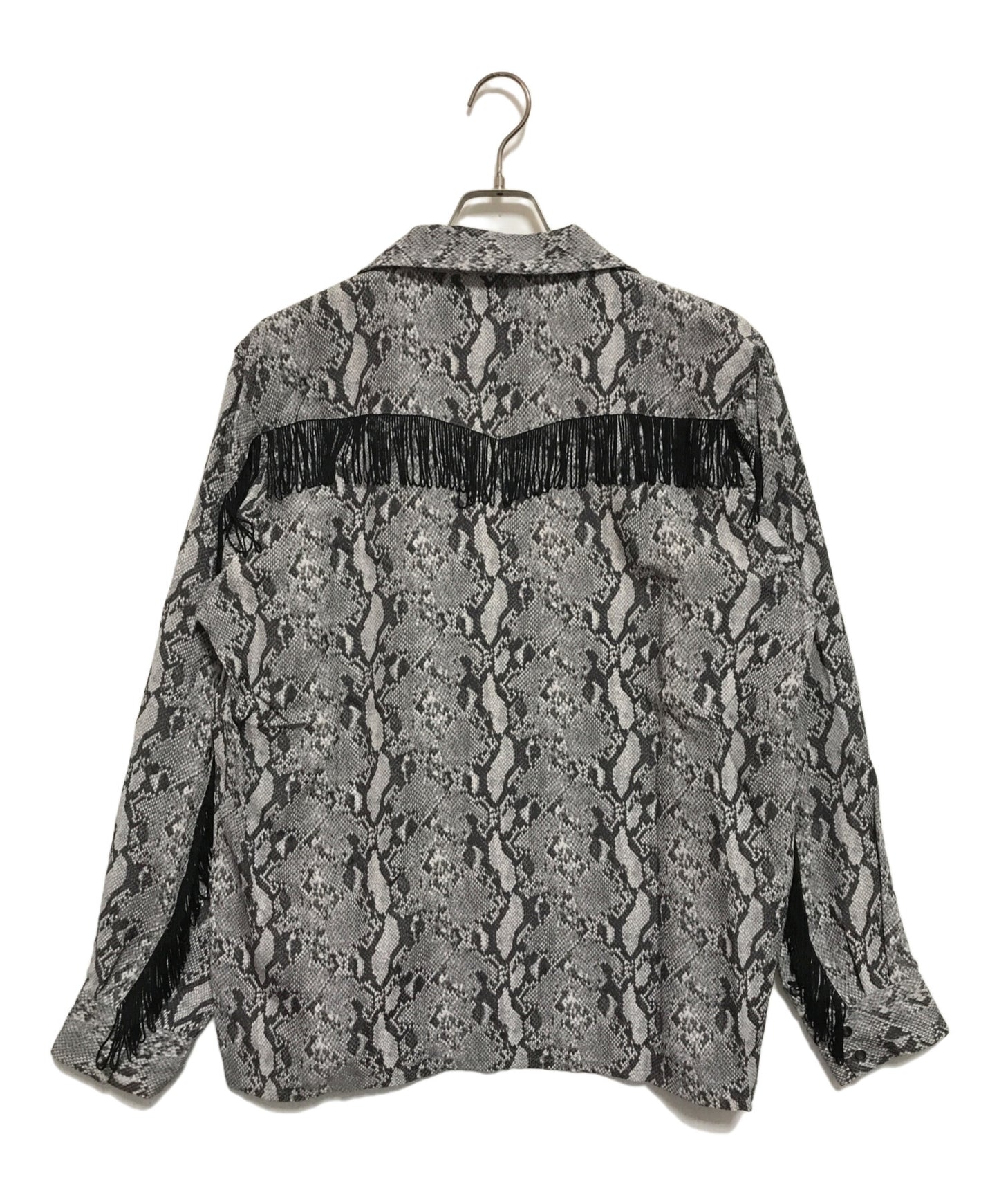 [Pre-owned] Needles Fringe One-Up Shirt - Python Jq. OT194.