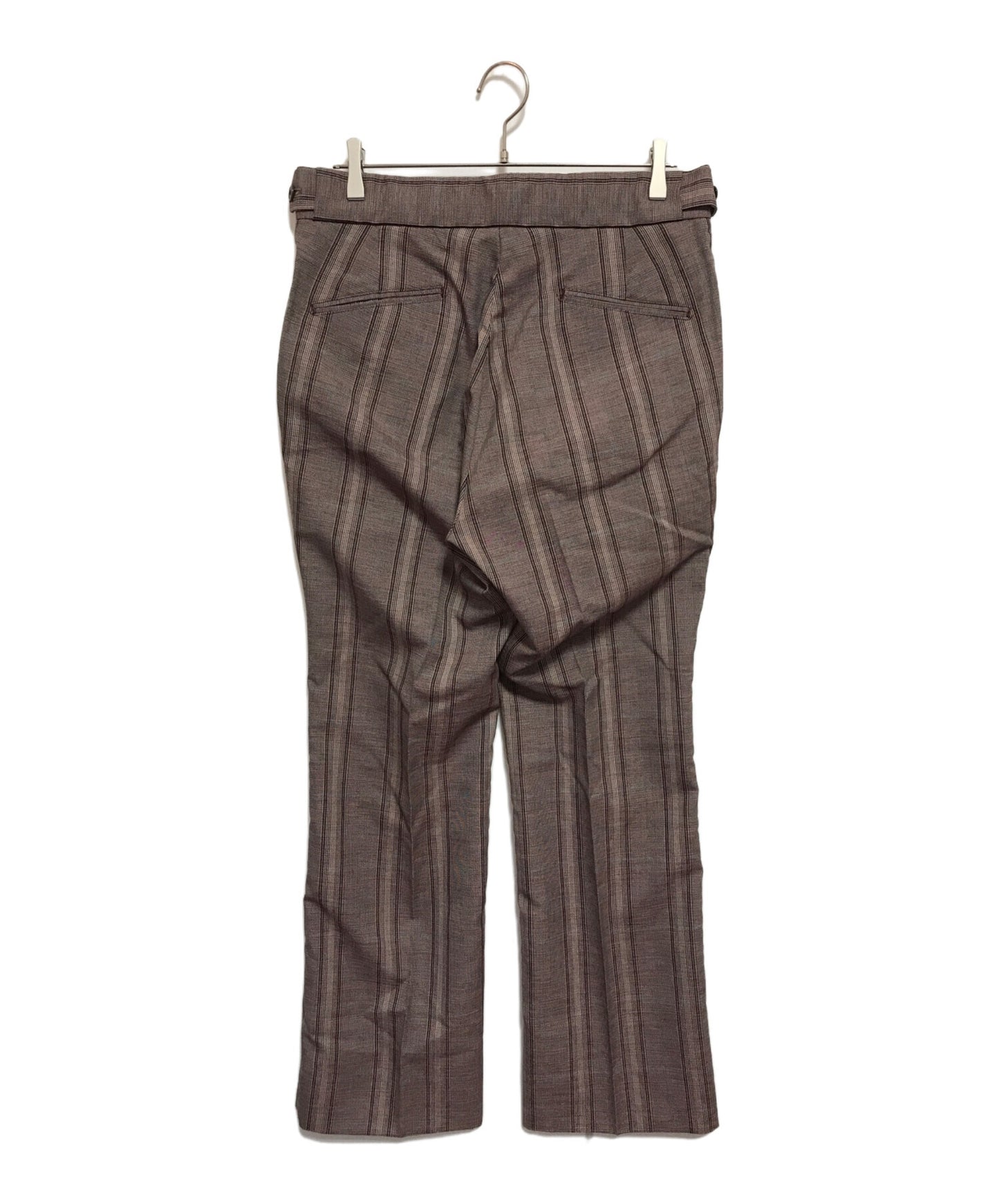 [Pre-owned] Needles Side Tab Troueser - PE/W Glen Plaid. OT077