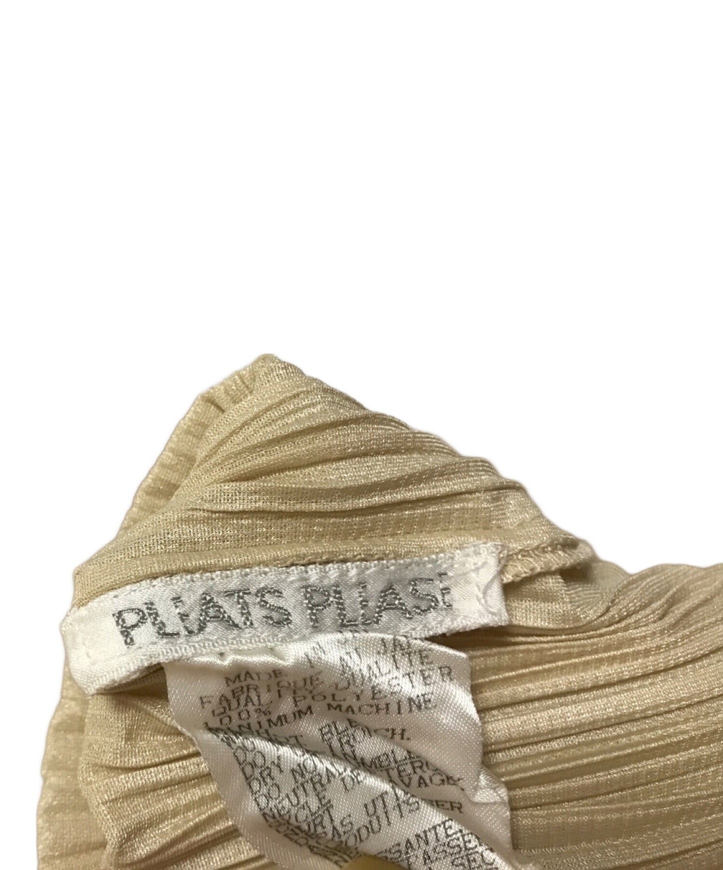 [Pre-owned] PLEATS PLEASE Pleated high neck cut and sewn PP04-JK604