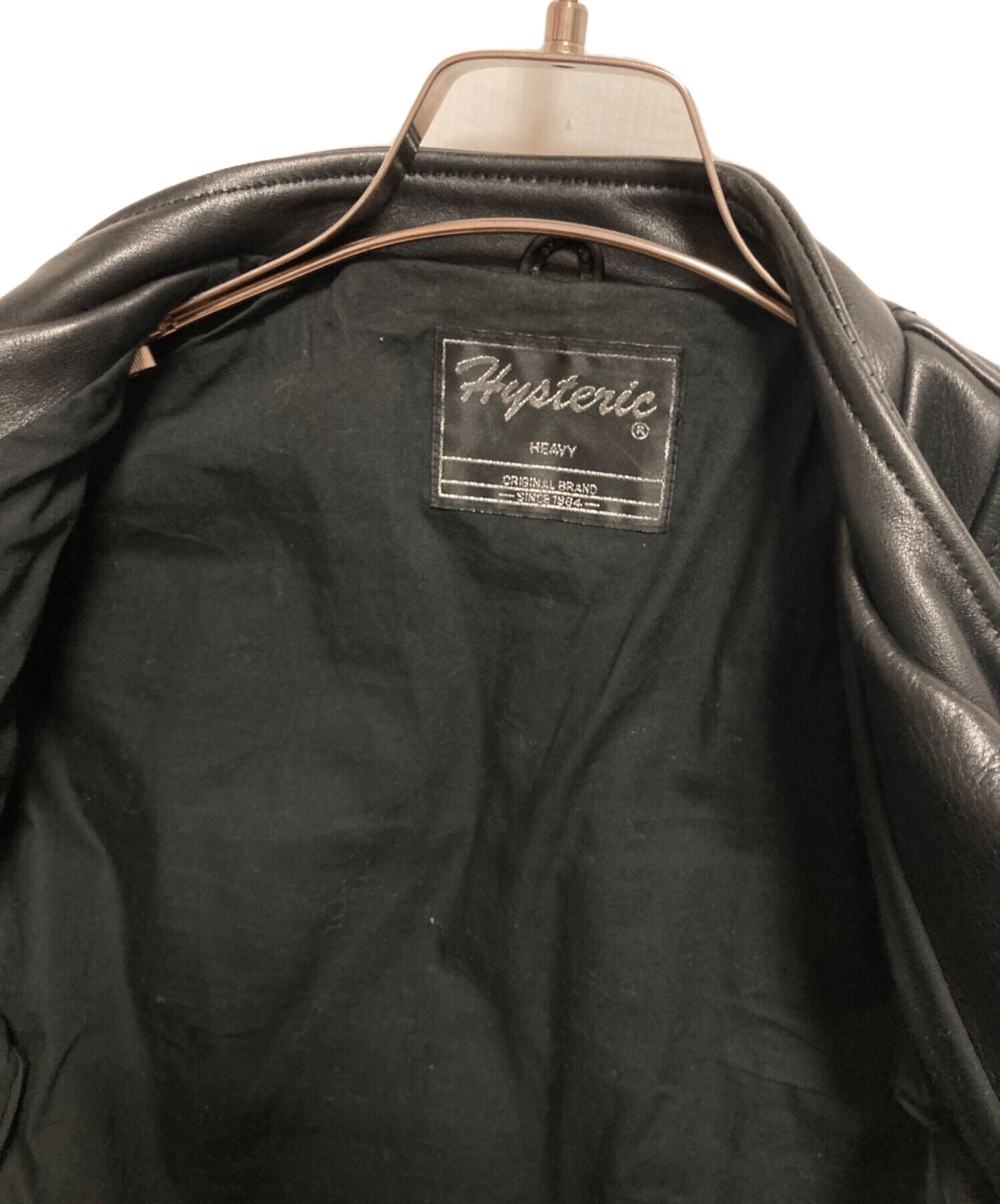 [Pre-owned] Hysteric Glamour Leather Riders Jacket 2LB-5830