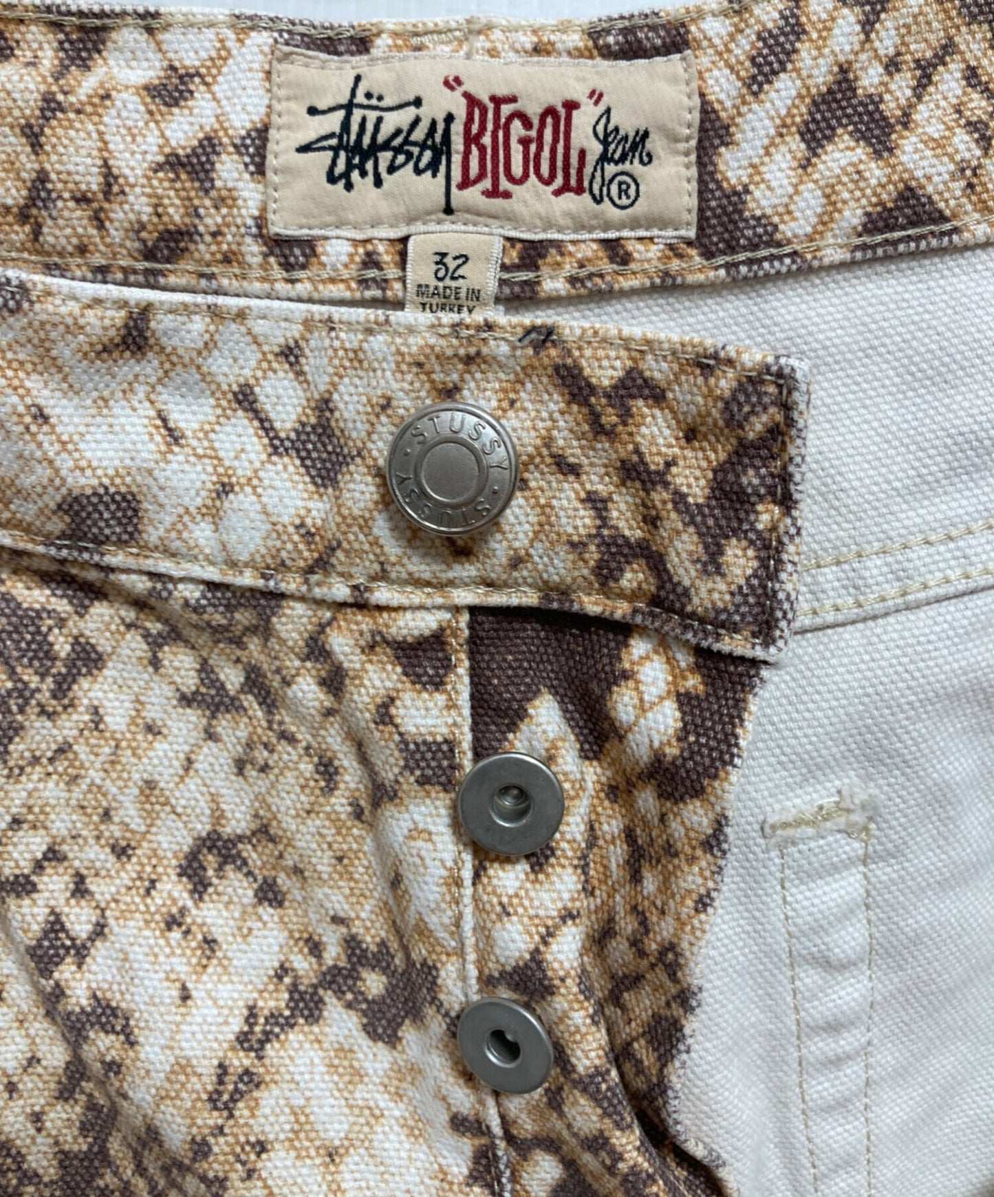 [Pre-owned] stussy Washed Canvas Big OL 116618