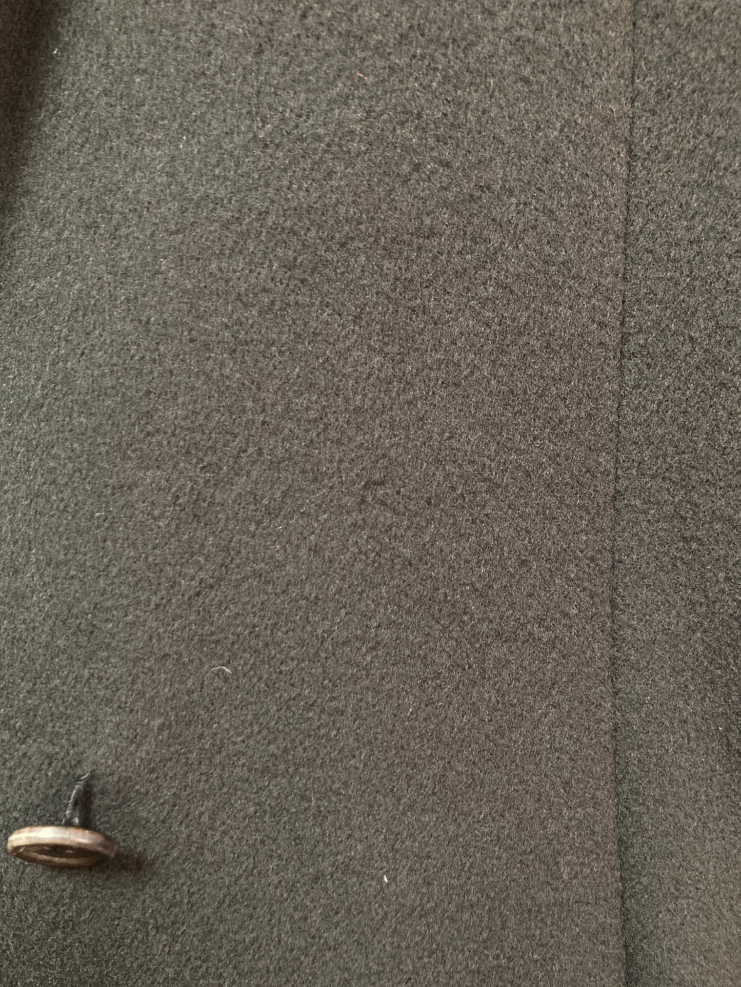 [Pre-owned] yohji yamamoto+noir Melton wool nylon collarless coat NN-C12-150