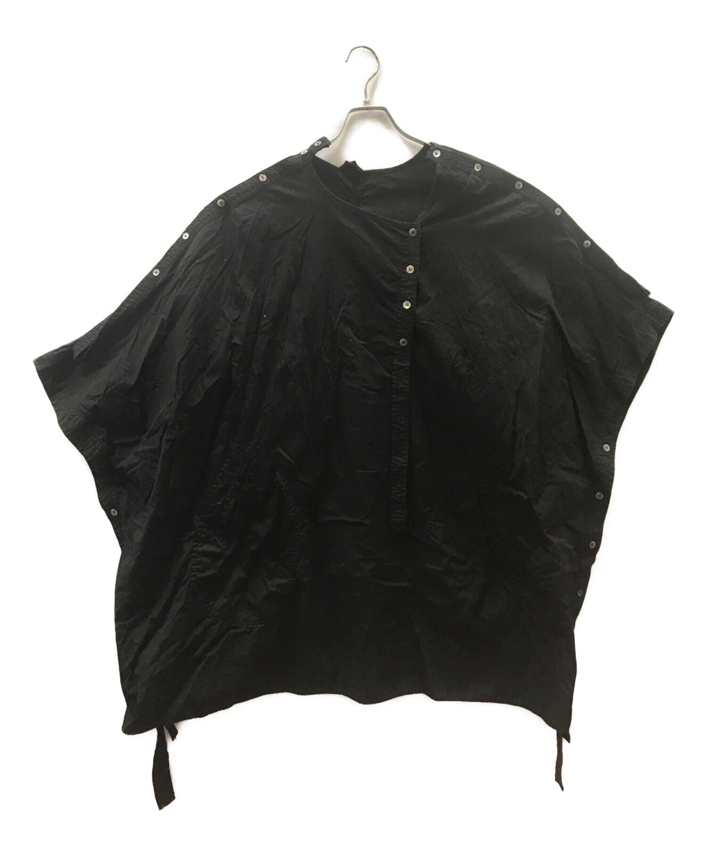 [Pre-owned] yohji yamamoto+noir Cotton button cape design shirt NX-B14-001