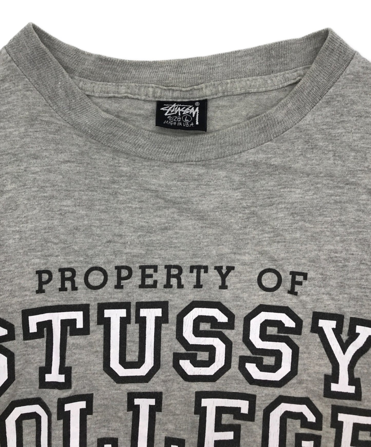 [Pre-owned] stussy College Logo T-Shirt