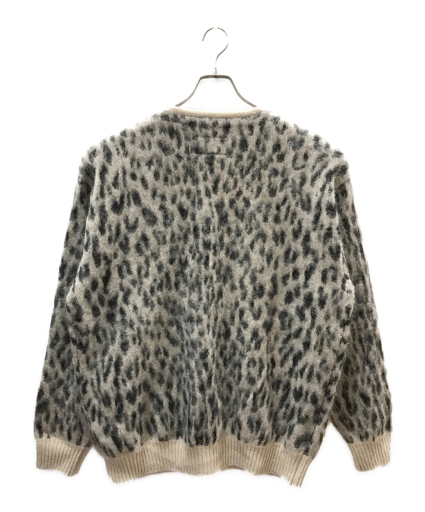 [Pre-owned] WACKO MARIA Leopard Mohair Knit Cardigan