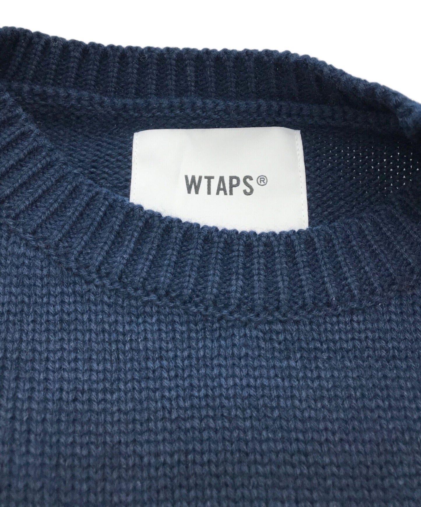 [Pre-owned] WTAPS CREW NECK 02 SWEATER POLY SIGN 232madt-knm05