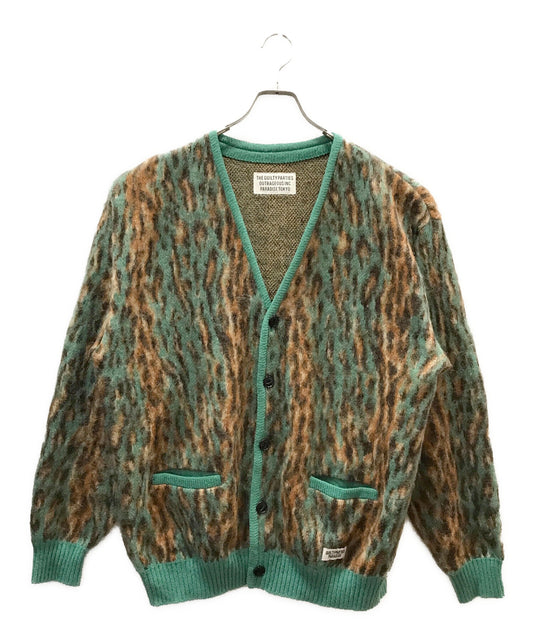 [Pre-owned] WACKO MARIA LEOPARD MOHAIR CARDIGAN ( TYPE-2 ) 22fw-wmk-kn13