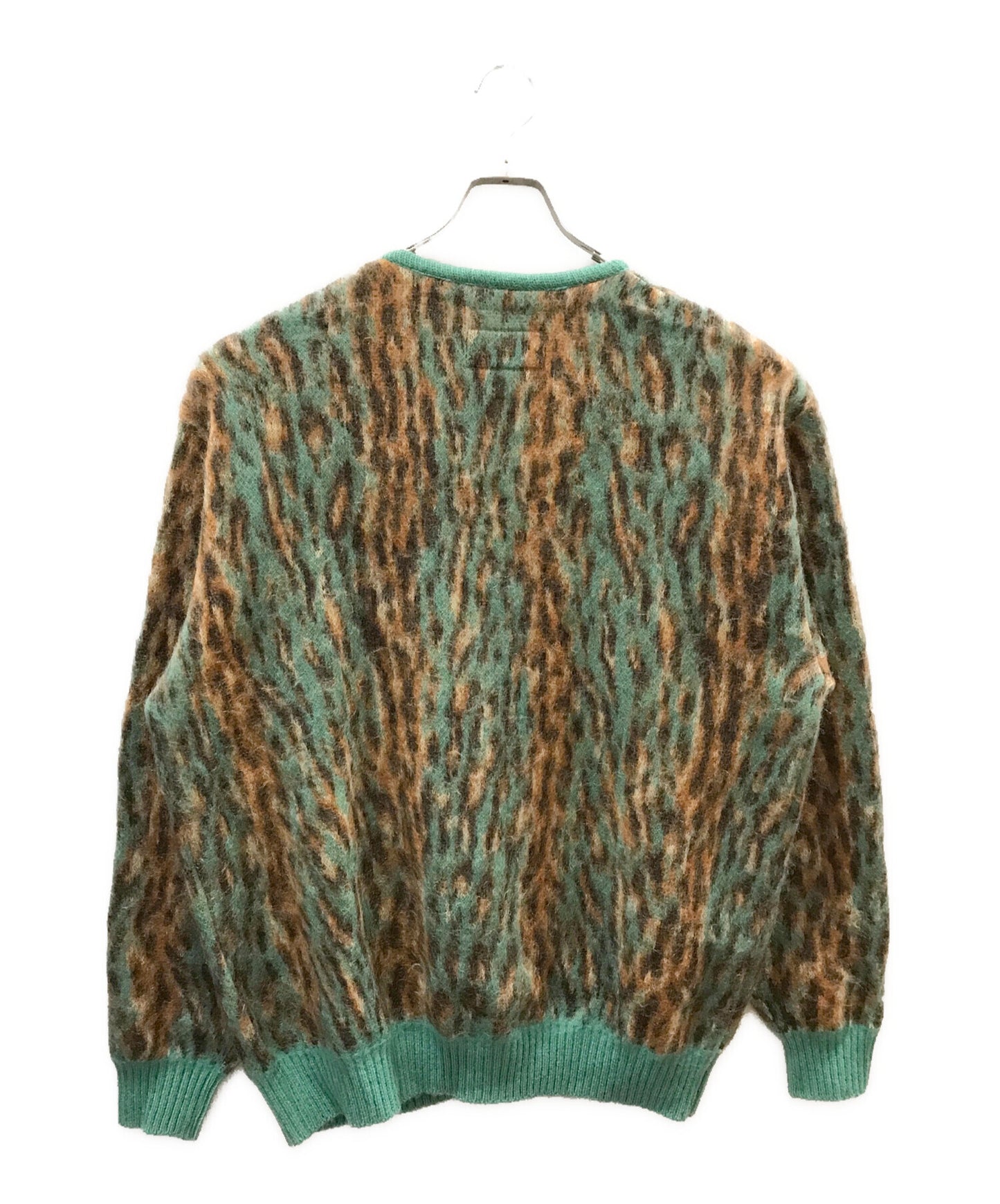 [Pre-owned] WACKO MARIA LEOPARD MOHAIR CARDIGAN ( TYPE-2 ) 22fw-wmk-kn13