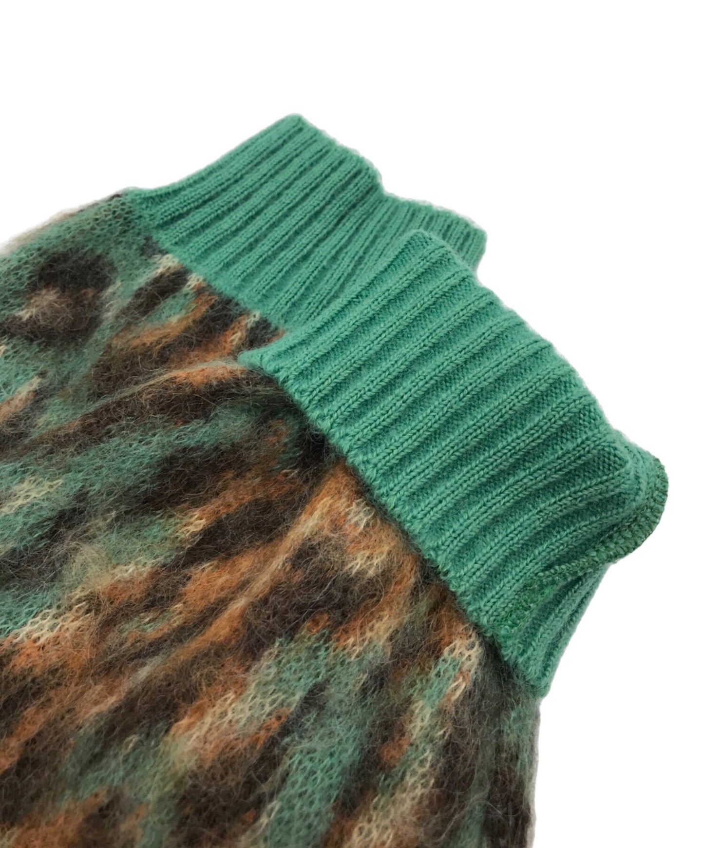 [Pre-owned] WACKO MARIA LEOPARD MOHAIR CARDIGAN ( TYPE-2 ) 22fw-wmk-kn13