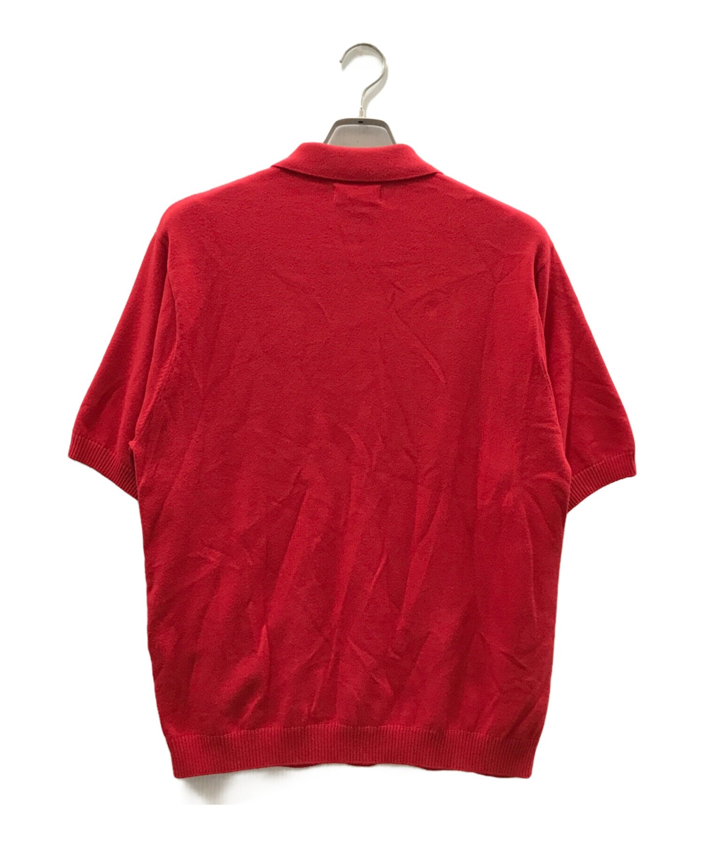 [Pre-owned] SUPREME Plaid Knit S/S Polo