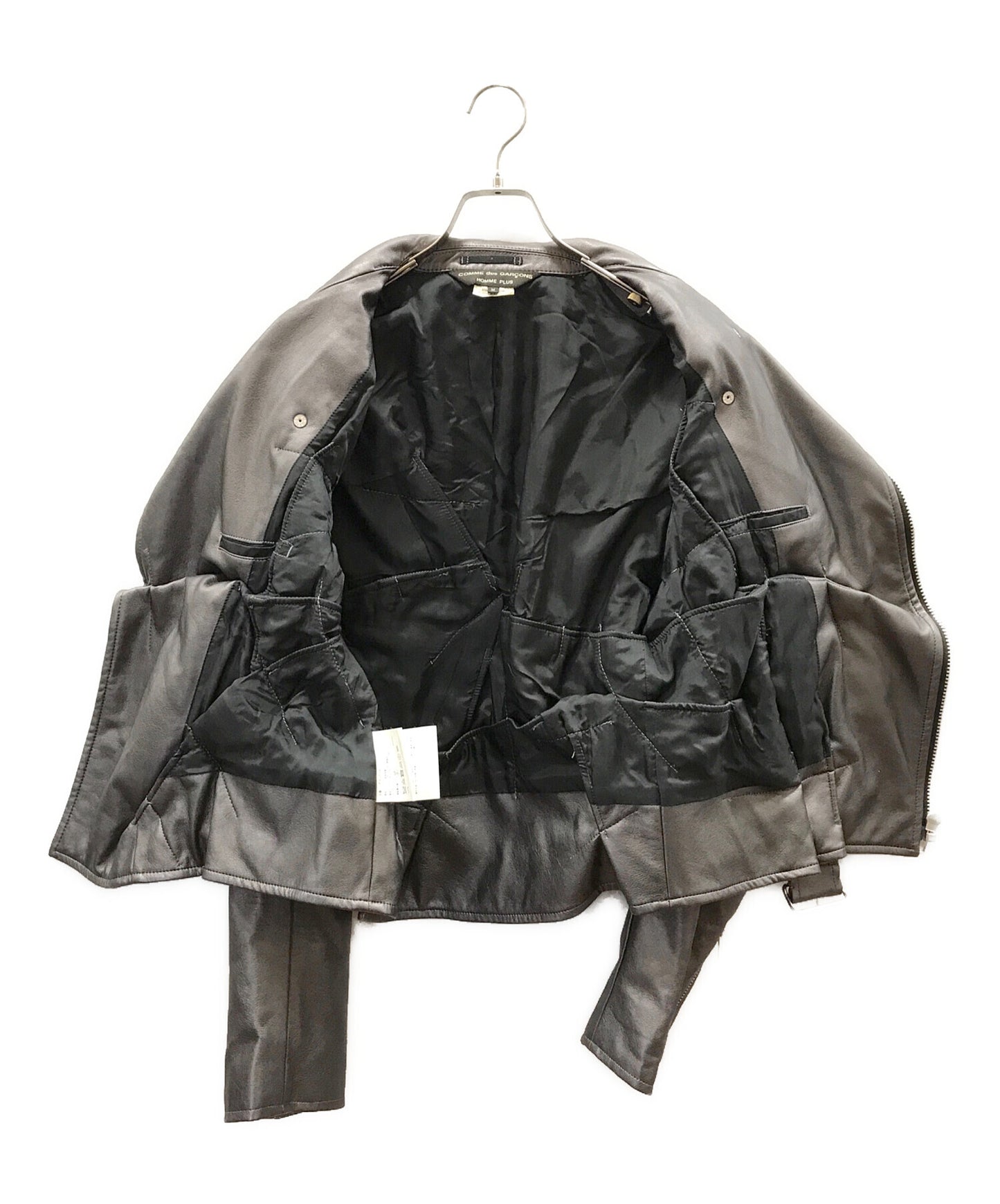 [Pre-owned] COMME des GARCONS HOMME PLUS Faux Leather Riders Jacket PG-J016