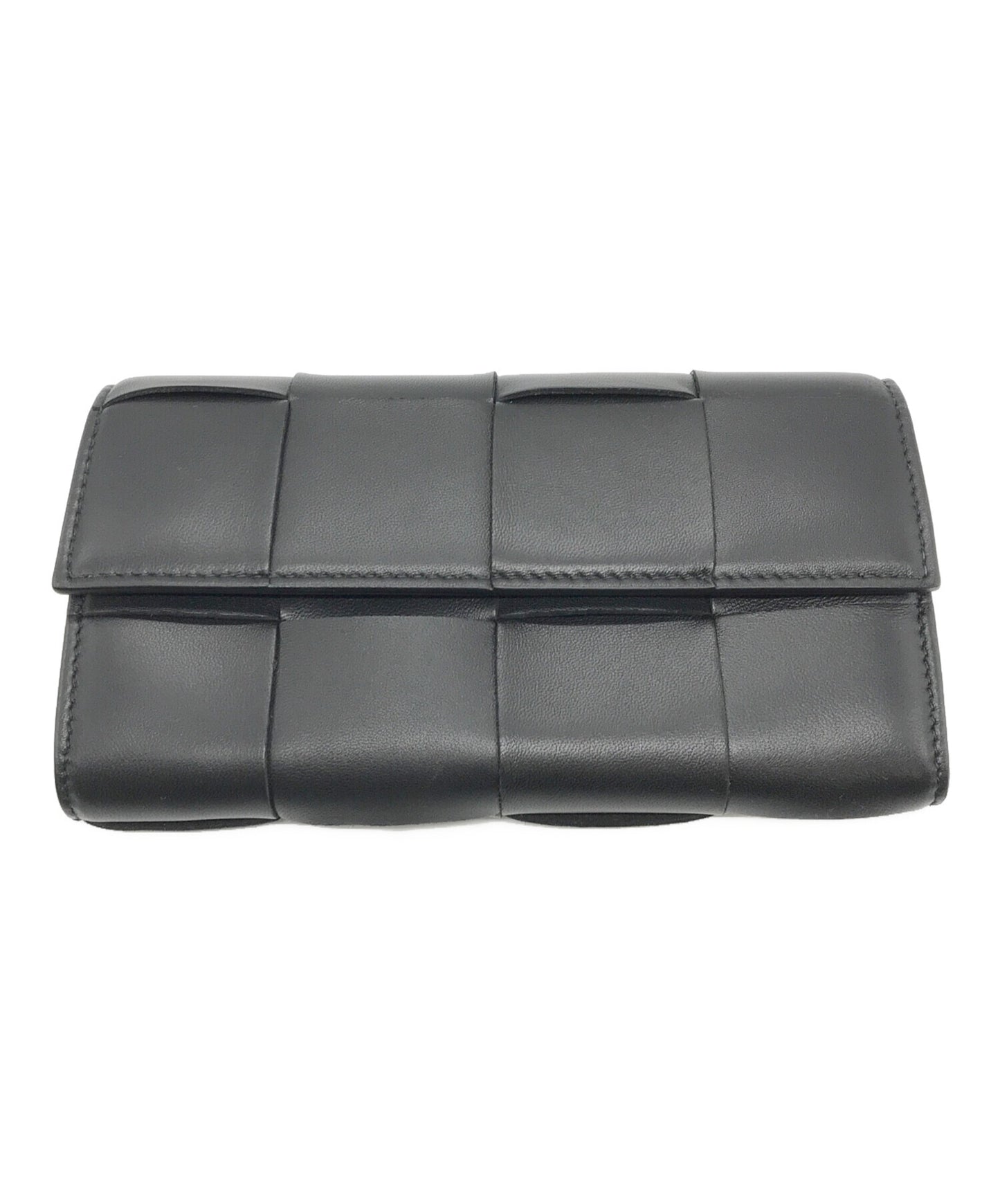 [Pre-owned] BOTTEGA VENETA Intrecciato leather long wallet 742694 vcqc4 8425