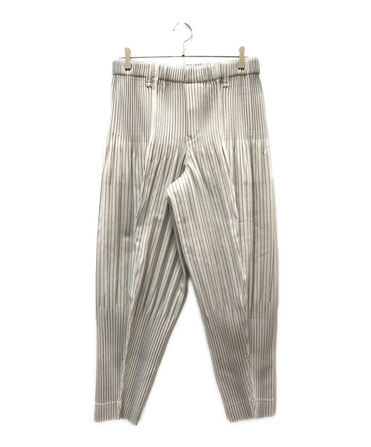 [Pre-owned] HOMME PLISSE ISSEY MIYAKE Tweed Pleated Stripe Pants HP33FF322