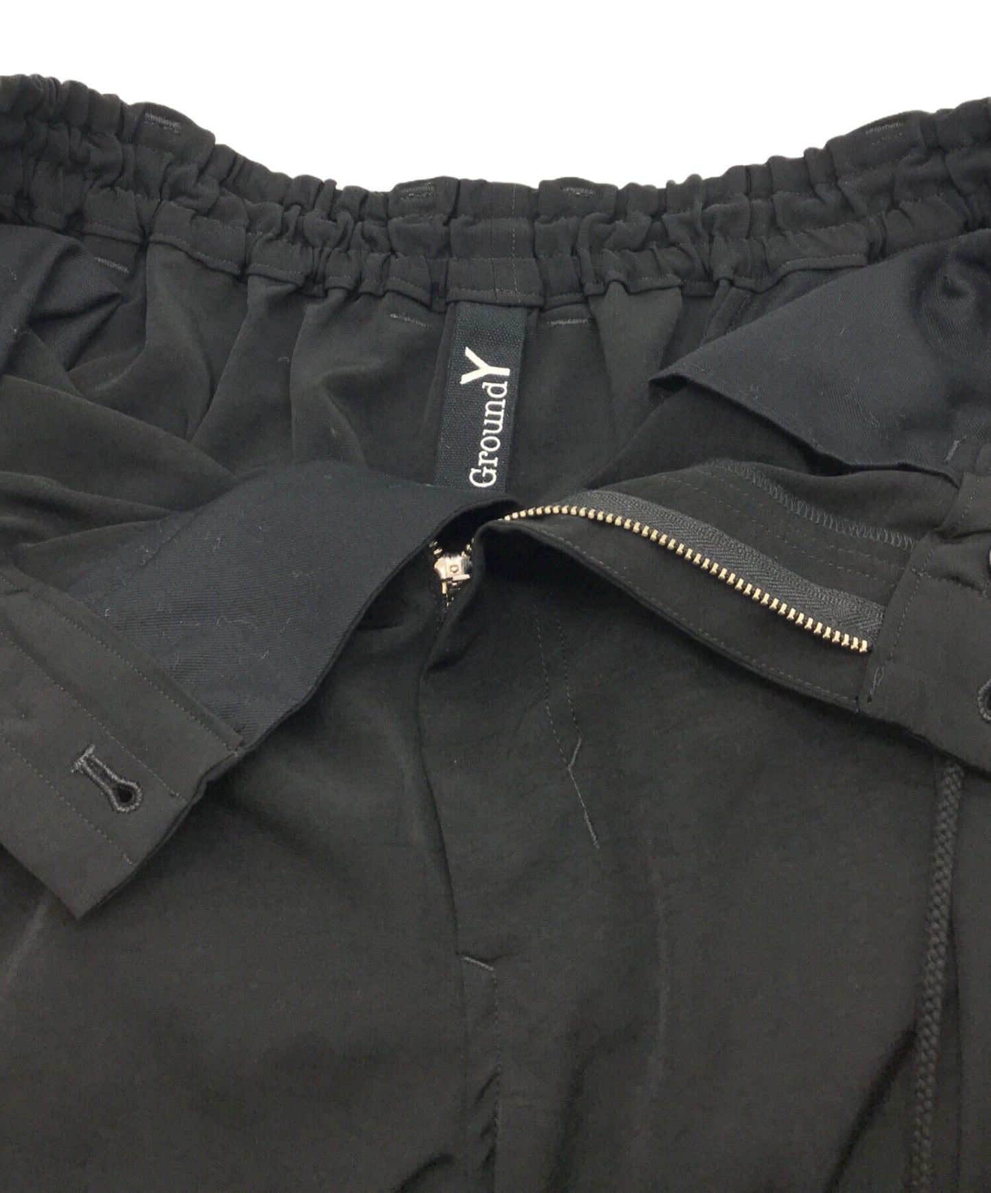 [Pre-owned] GROUND Y CREPE de CHINE BALLOON PANTS GA-P24-500