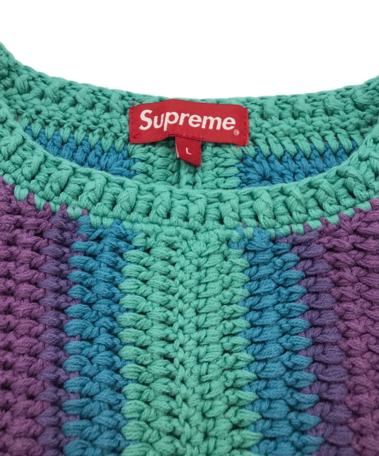 [Pre-owned] SUPREME HAND CROCHETED SWEATER