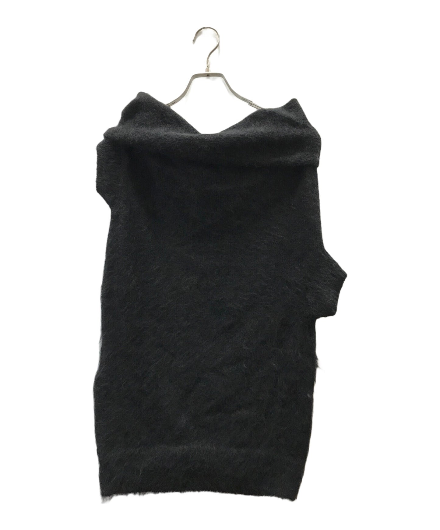 [Pre-owned] YOHJI YAMAMOTO Mohair Alpaca Blend Short Sleeve Knit FE-K04-191