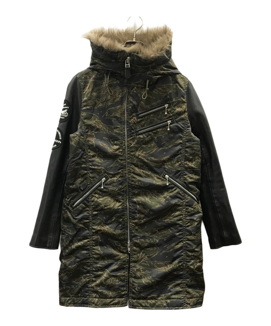 [Pre-owned] Hysteric Glamour Cotton Leather Switching Coat 0134AC03