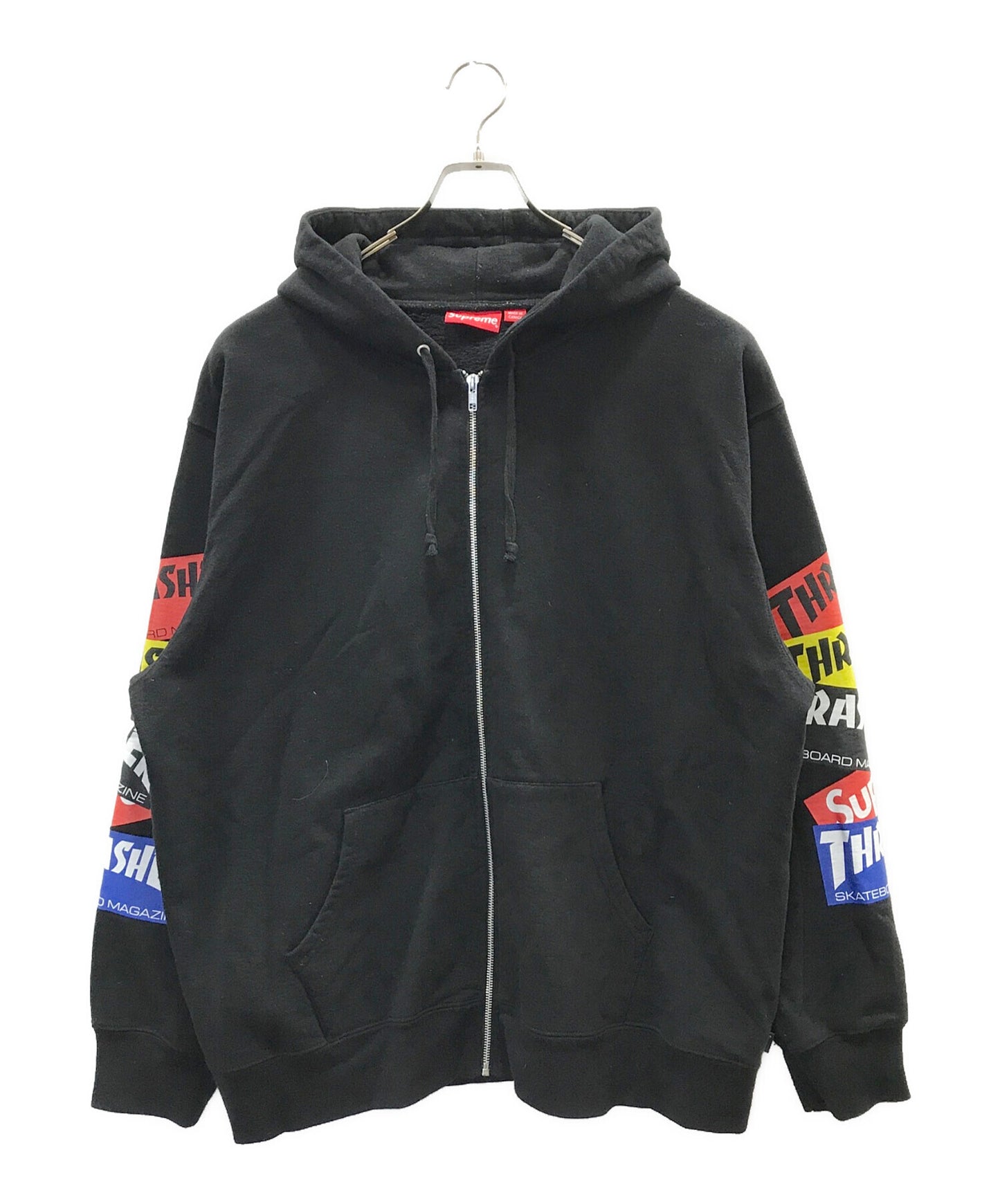 [Pre-owned] SUPREME Multi Logo Zip Up Sweatshirt