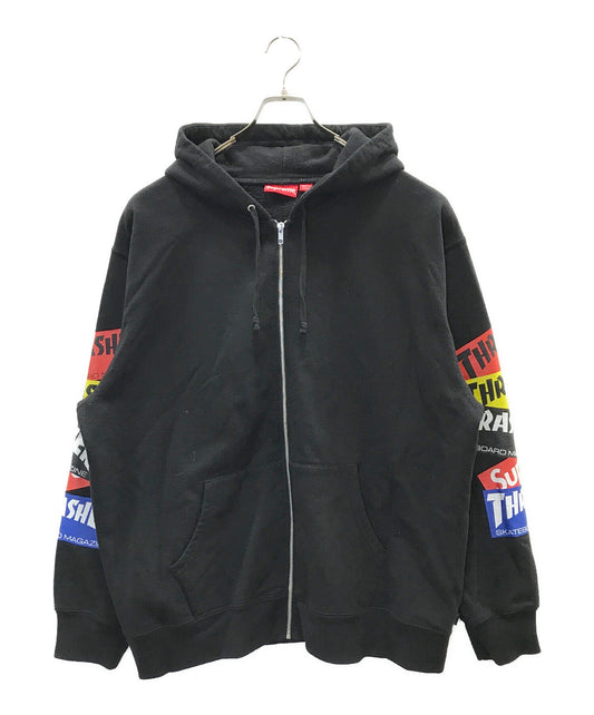 [Pre-owned] SUPREME Multi Logo Zip Up Sweatshirt