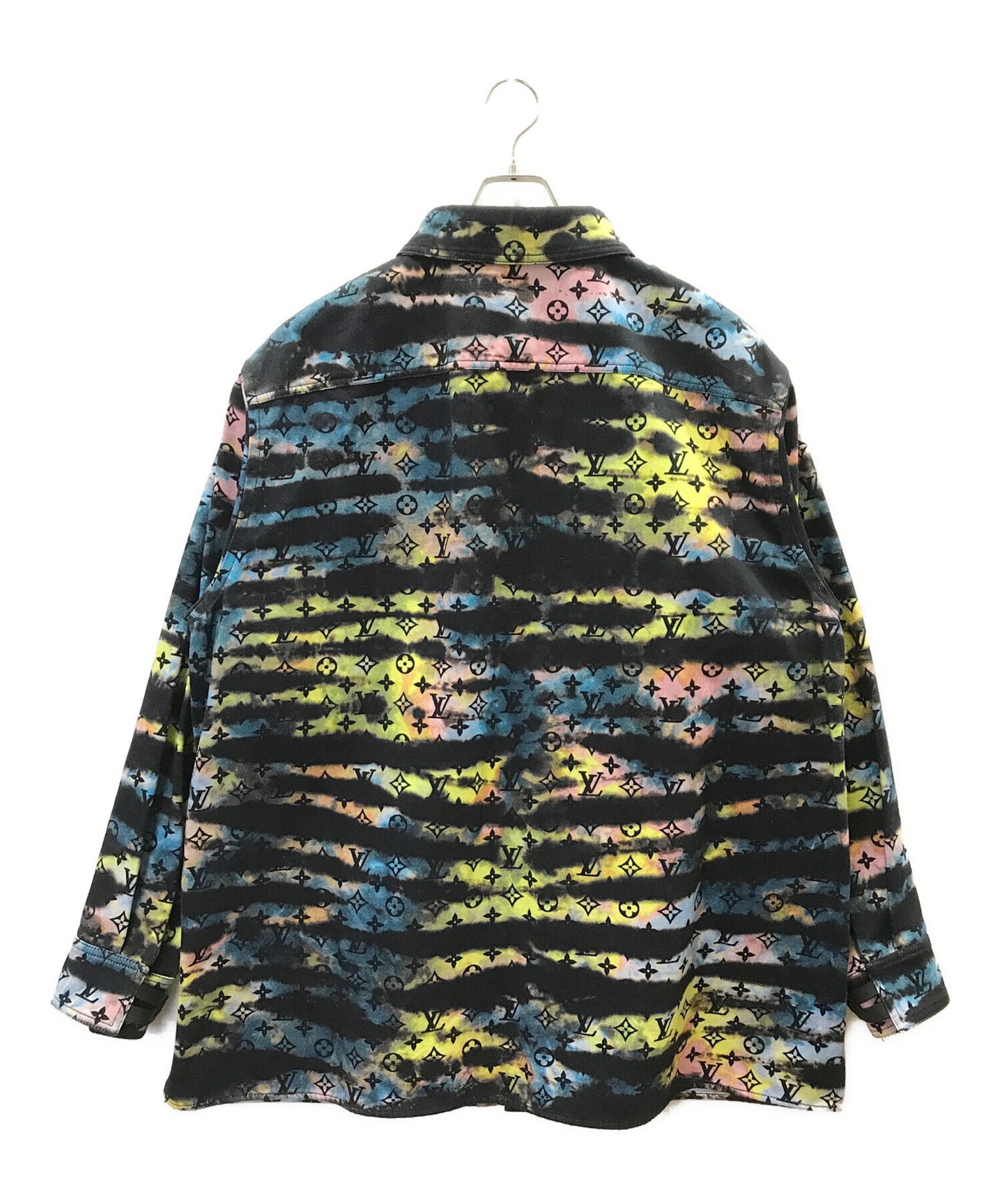 [Pre-owned] LOUIS VUITTON Monogram printed die-dyed denim jacket RM2129 H98 HLA10W