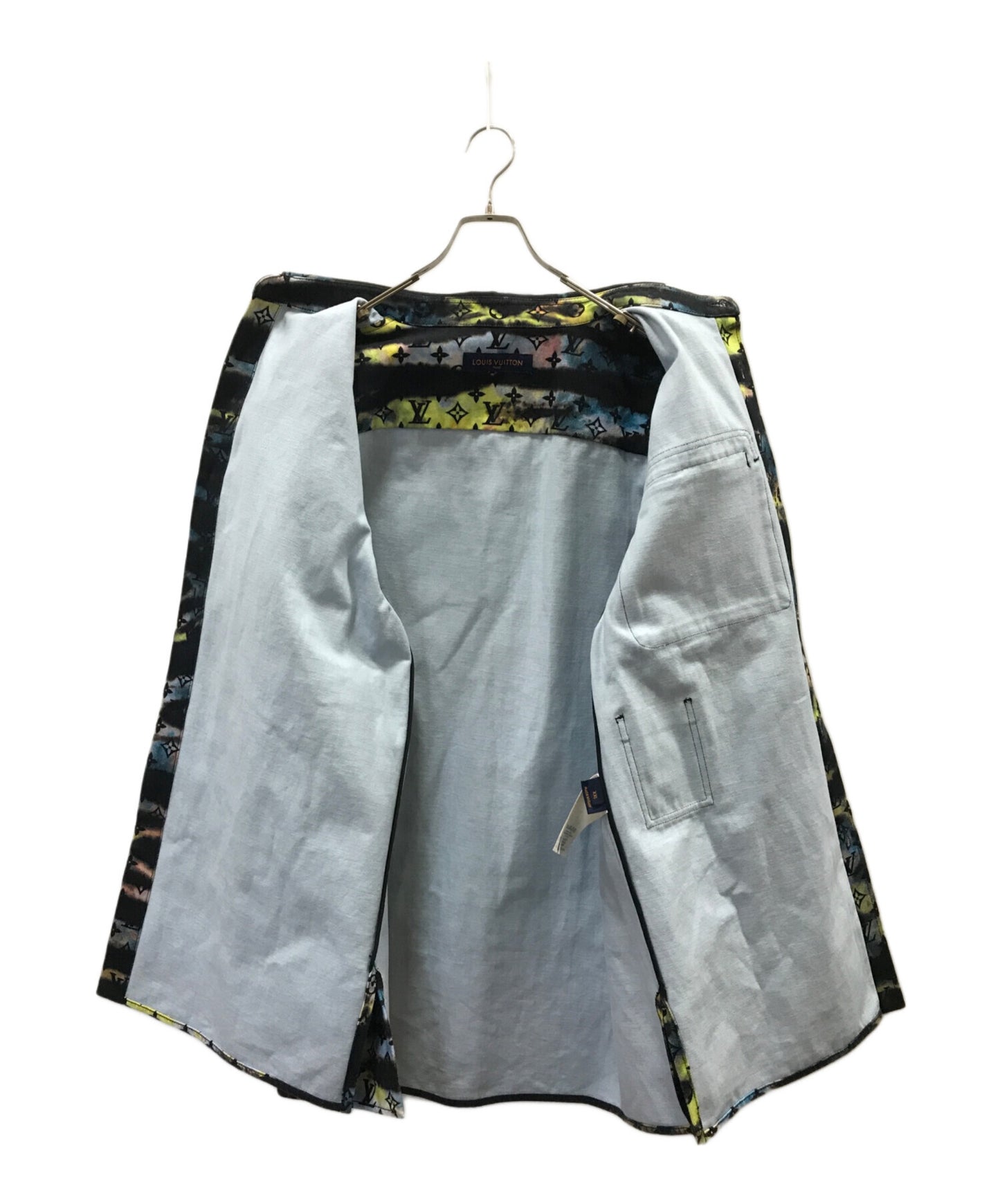 [Pre-owned] LOUIS VUITTON Monogram printed die-dyed denim jacket RM2129 H98 HLA10W