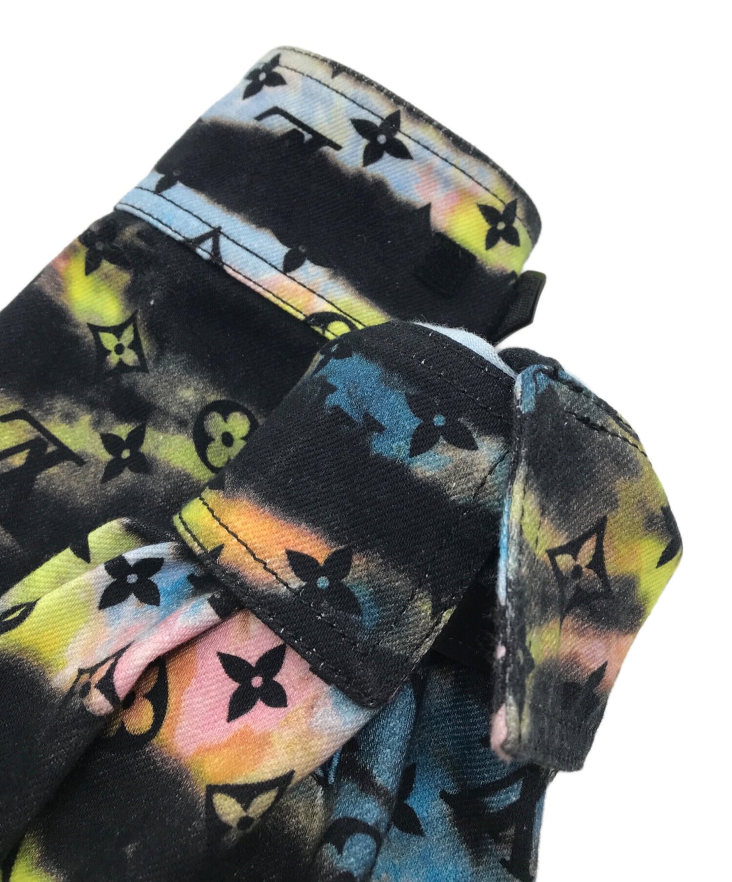 [Pre-owned] LOUIS VUITTON Monogram printed die-dyed denim jacket RM2129 H98 HLA10W