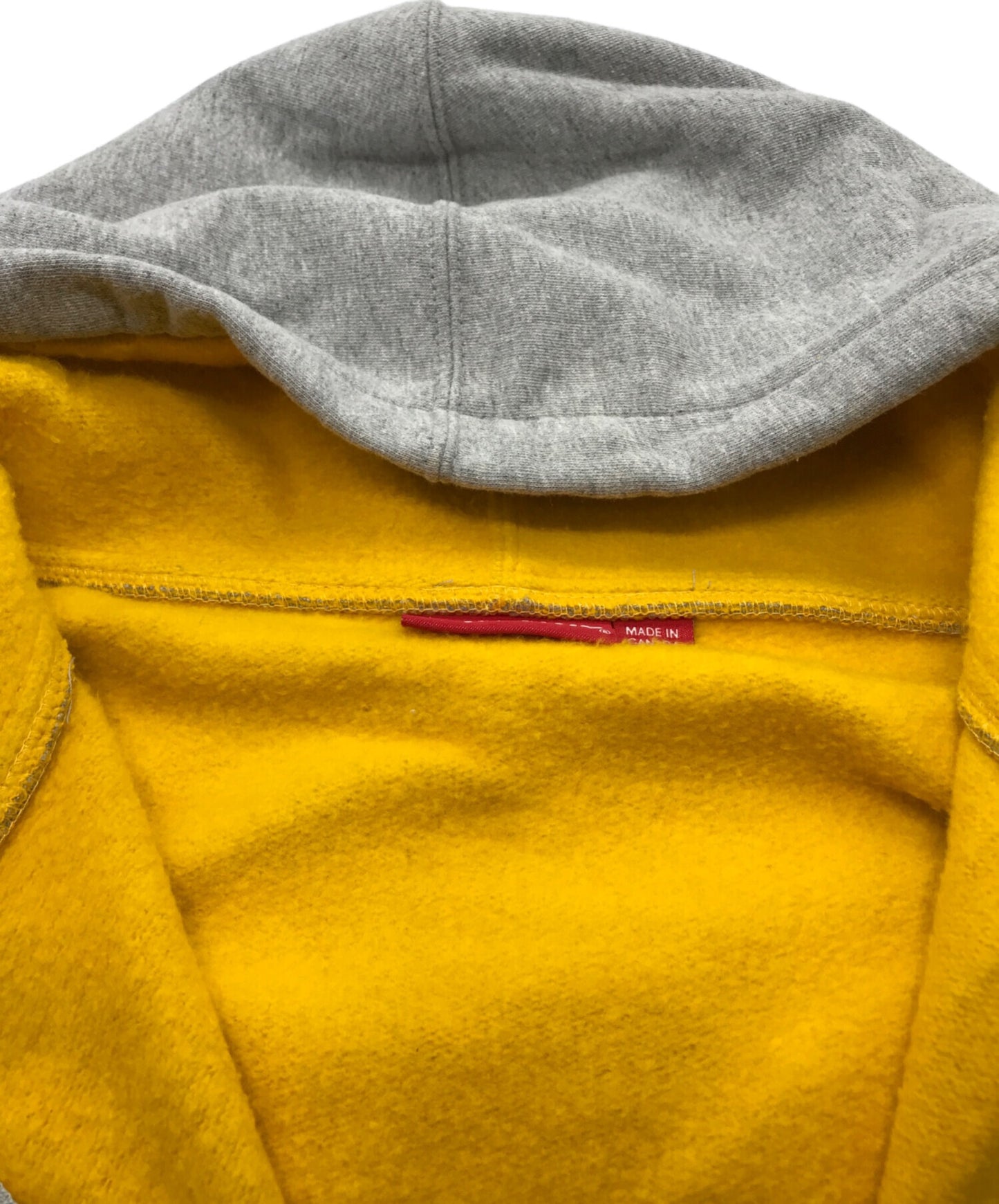 [Pre-owned] SUPREME Contrast Zip Up Hooded Sweatshirt