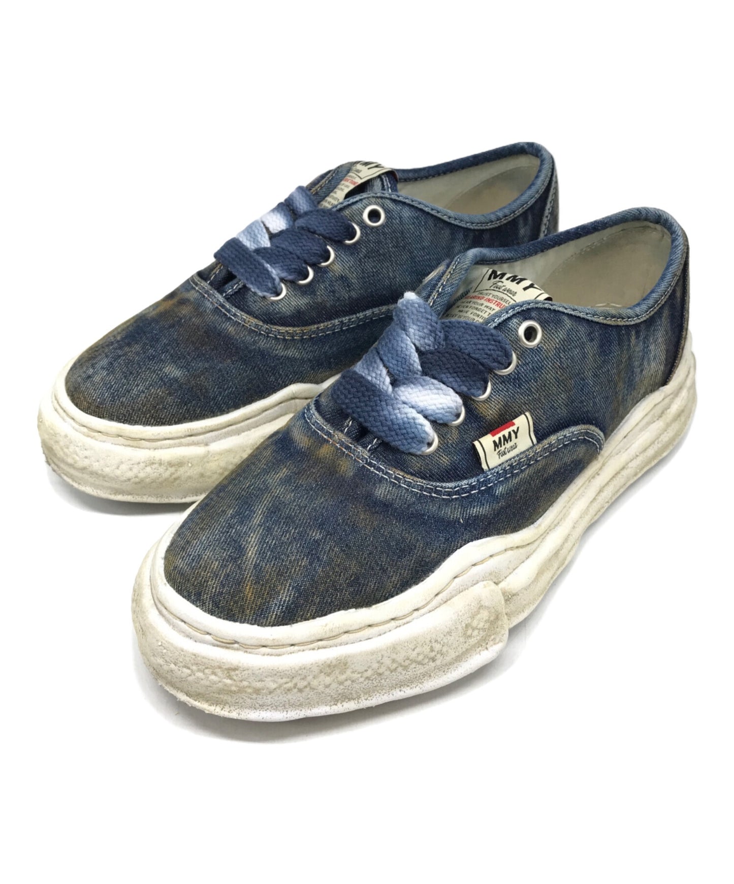 [Pre-owned] MIHARA YASUHIRO BAKER/ original sole washed denim Low-Top sneaker A13FW735