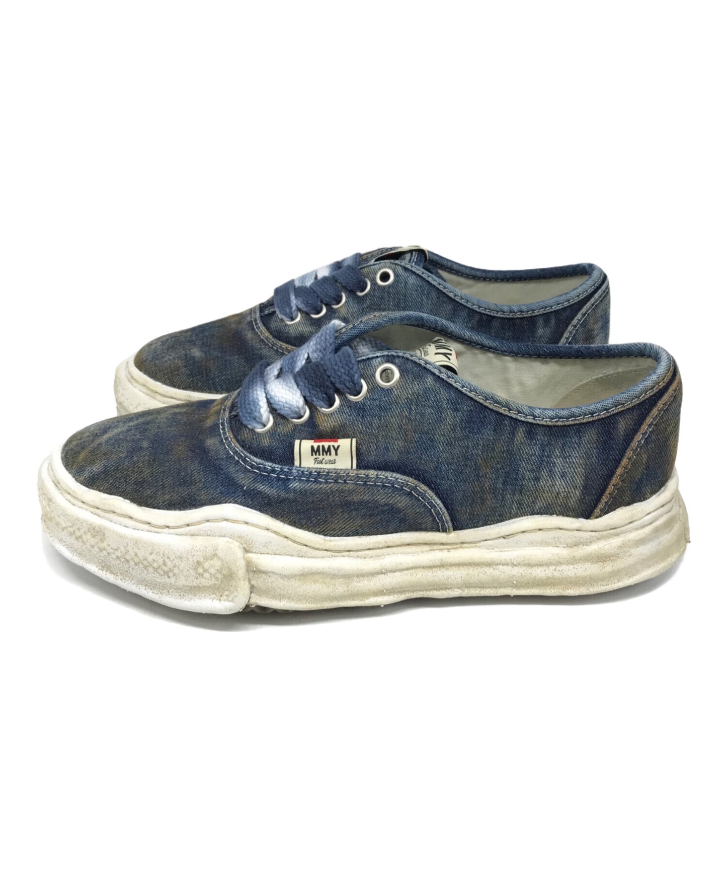 [Pre-owned] MIHARA YASUHIRO BAKER/ original sole washed denim Low-Top sneaker A13FW735