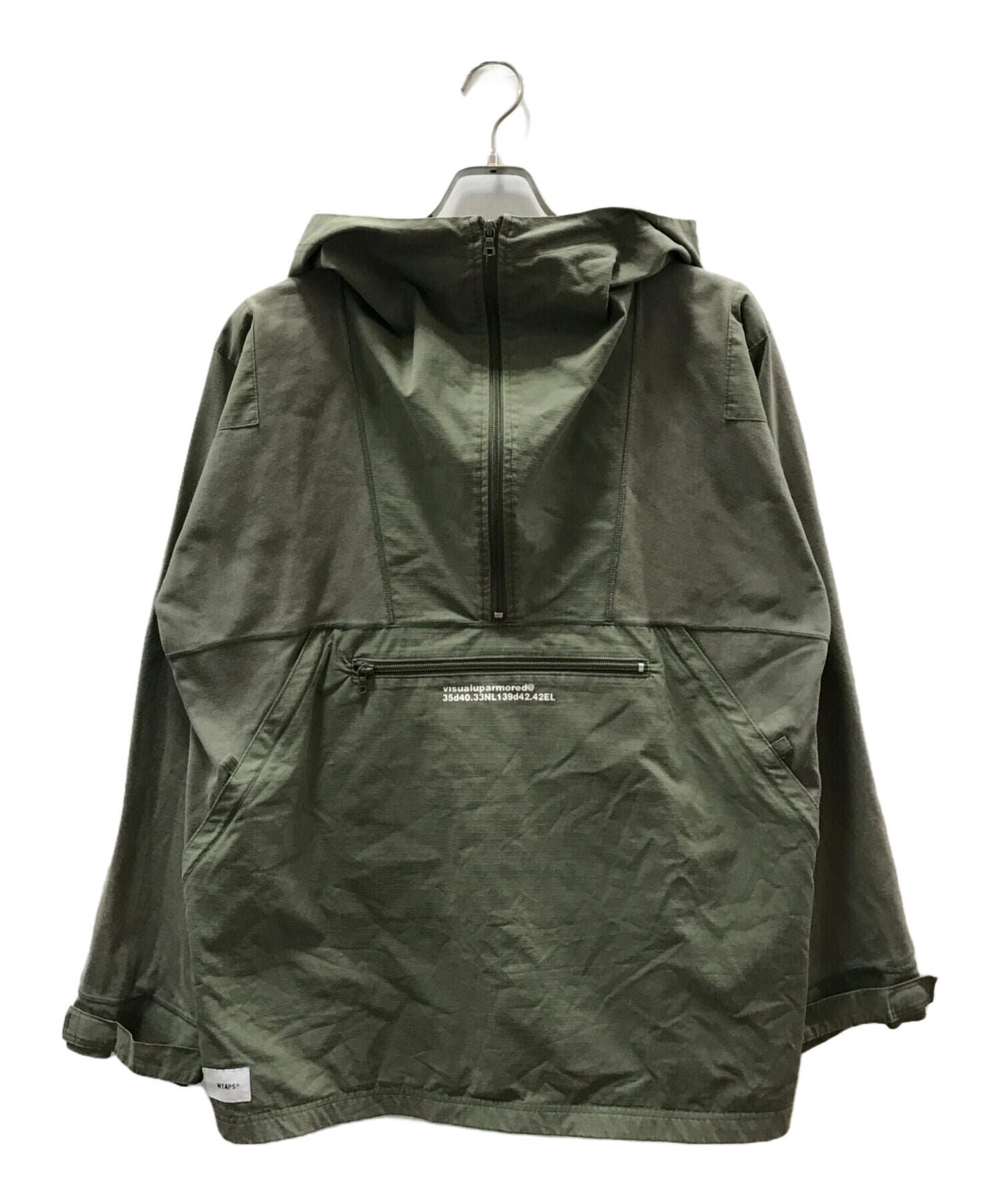 [Pre-owned] WTAPS DRAG-ON TEE/Anorak Hoodie 181ATDT-CSM08