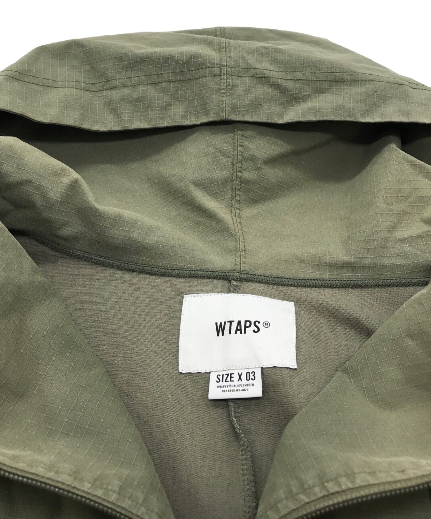 [Pre-owned] WTAPS DRAG-ON TEE/Anorak Hoodie 181ATDT-CSM08