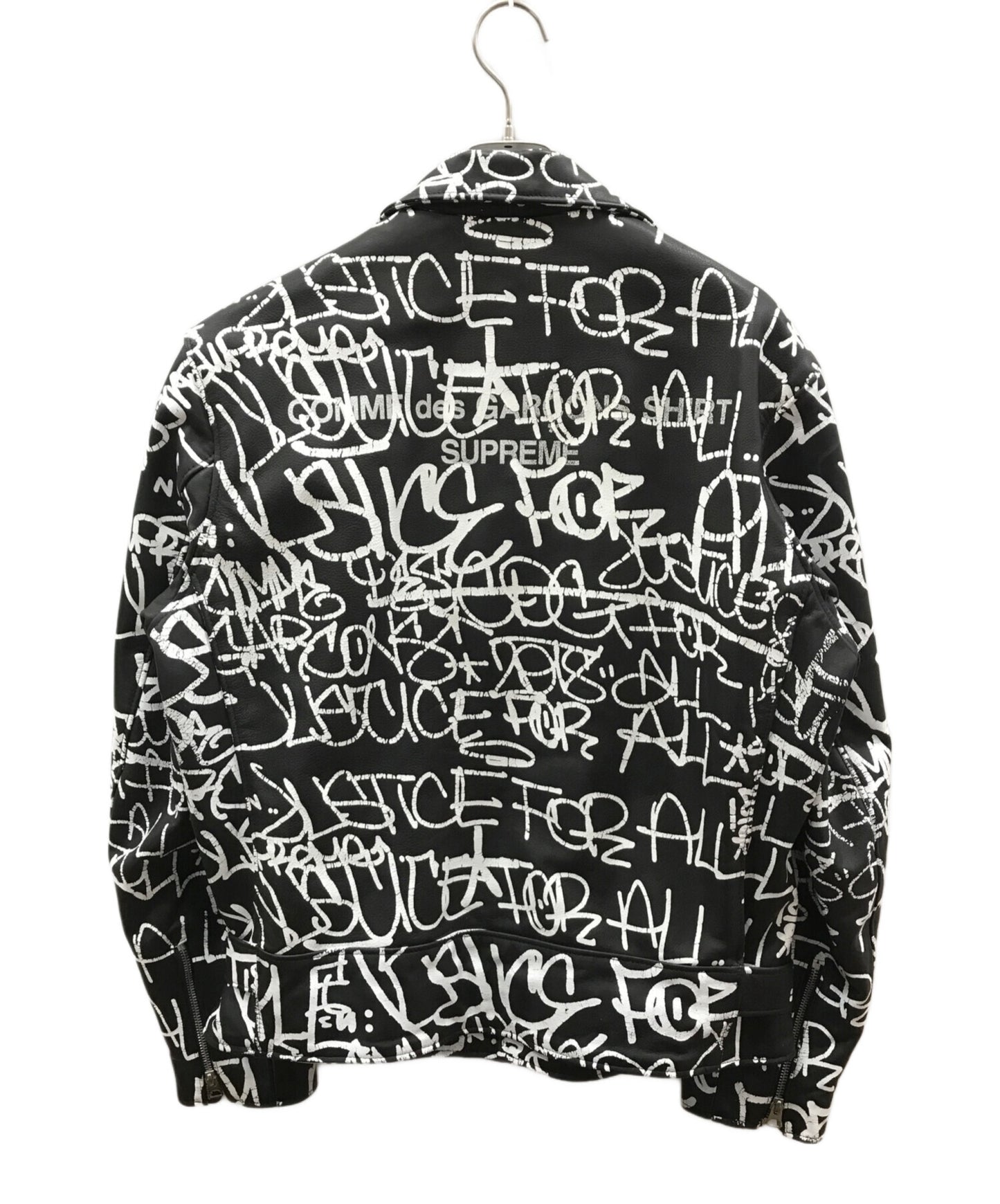 [Pre-owned] SUPREME Painted Perfecto Leather Jacket J46F8