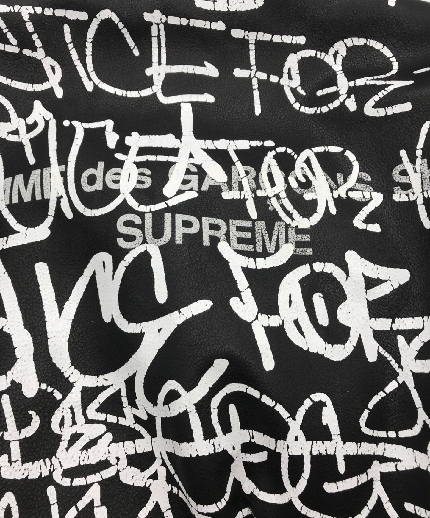 [Pre-owned] SUPREME Painted Perfecto Leather Jacket J46F8