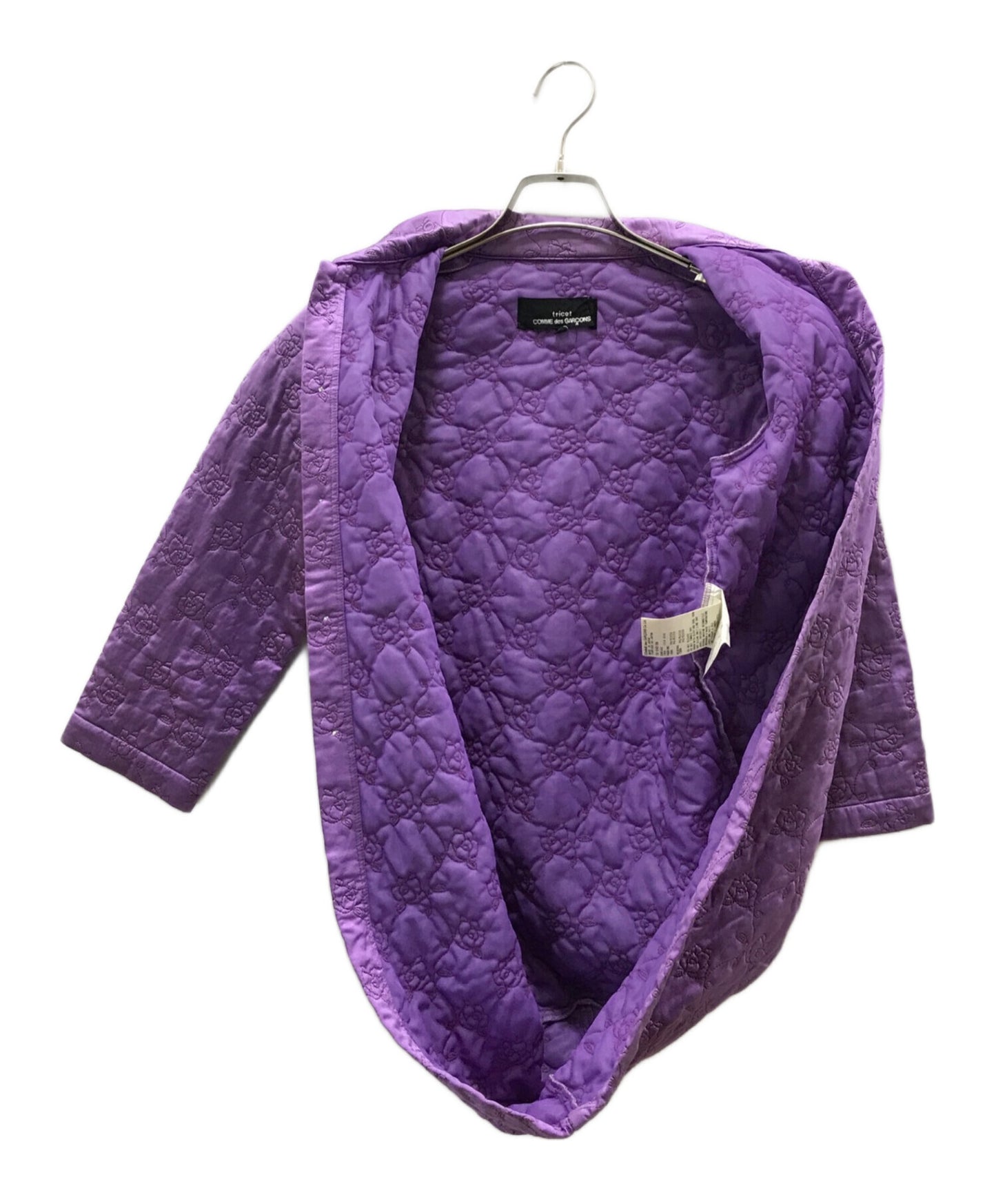 [Pre-owned] tricot COMME des GARCONS Flower Embroidery Design Shirt TB-04018M