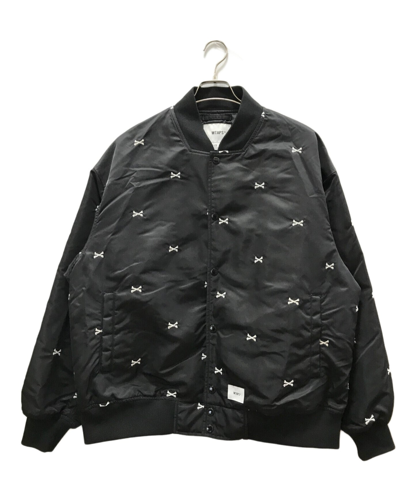 [Pre-owned] WTAPS TEAM JACKET NYLON TWILL TEXTILE 221TQDT-JKM01