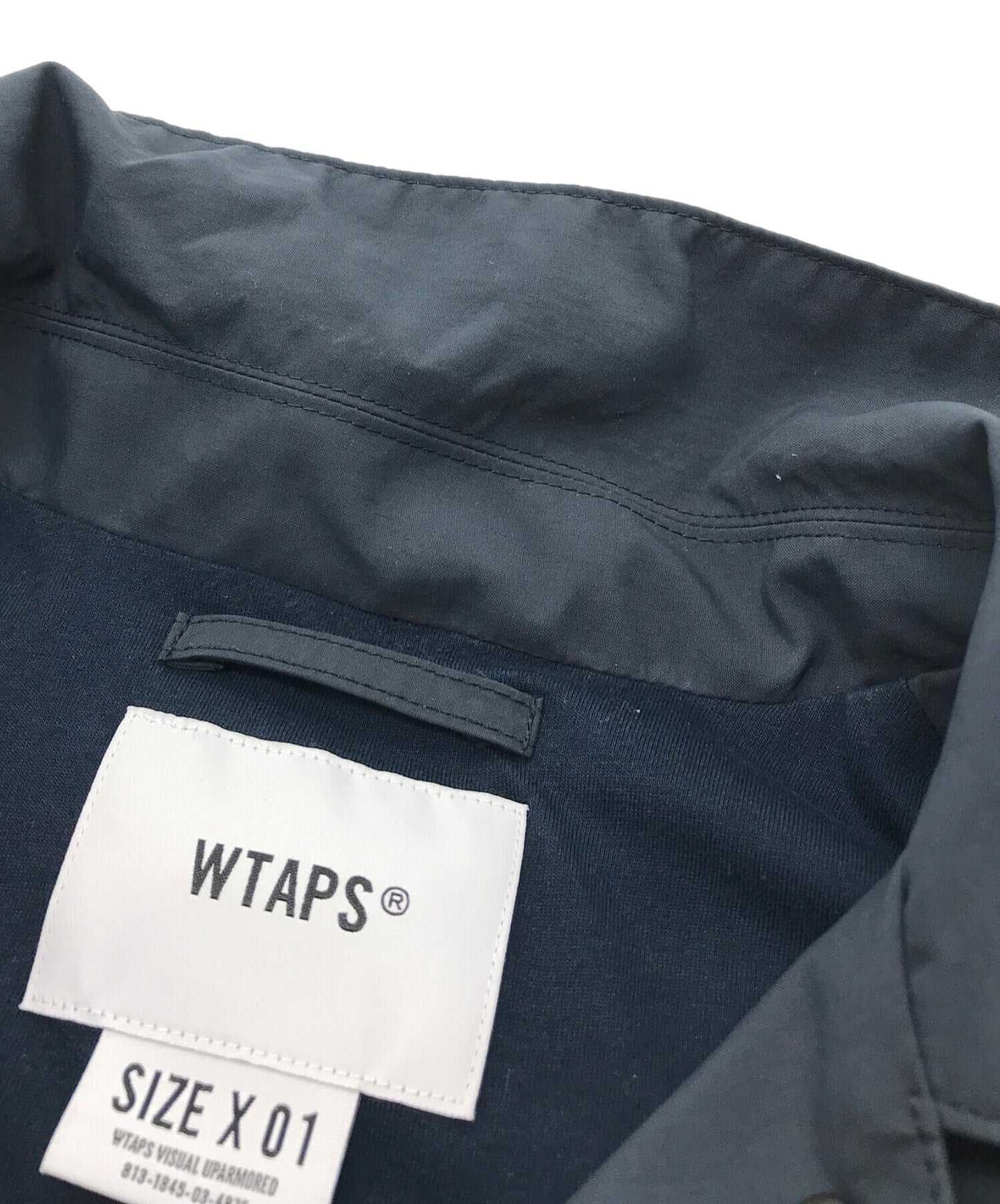[Pre-owned] WTAPS CHIEF JACKET NYLON WEATHER SIGN 232TQDT-JKM01