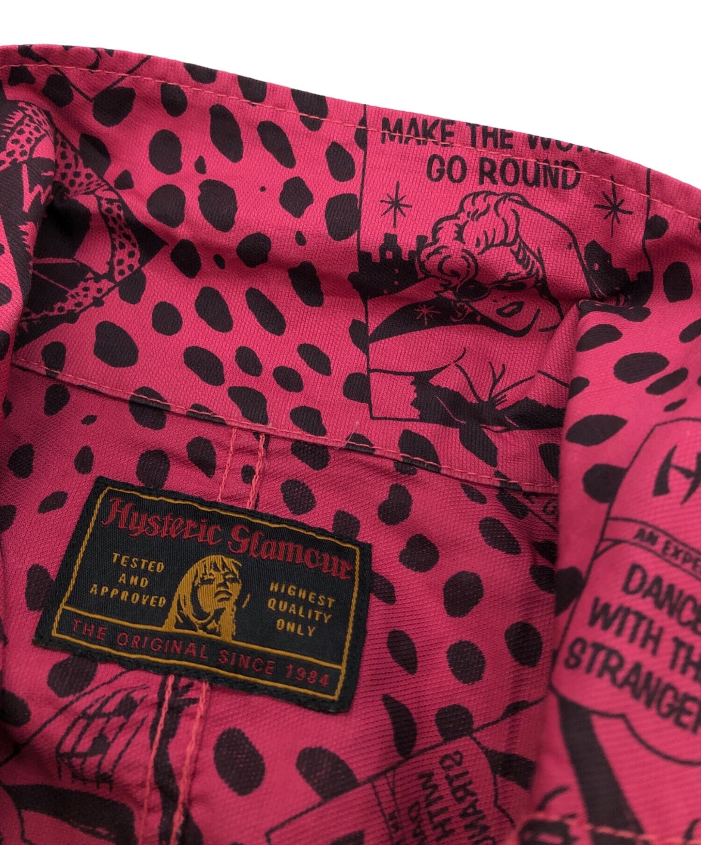 [Pre-owned] Hysteric Glamour military shirt with all-over pattern 01191AH02