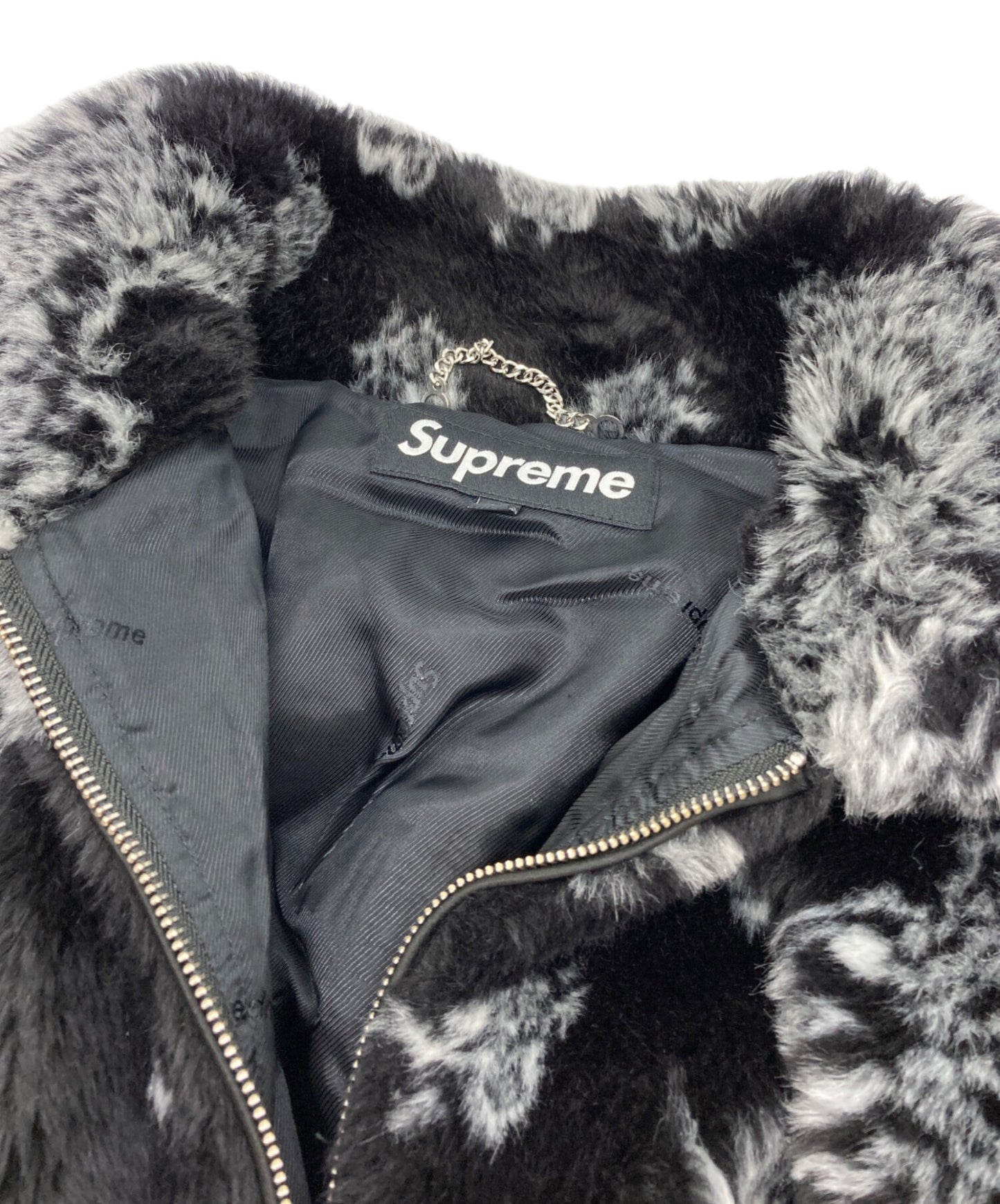 [Pre-owned] SUPREME Bandana Faux Fur Bomber Jacket