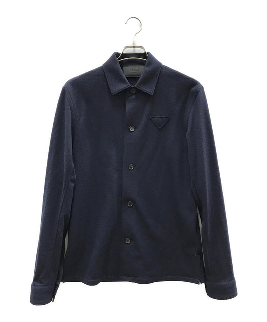 [Pre-owned] PRADA Triangle Plate Shirt SC551 S212