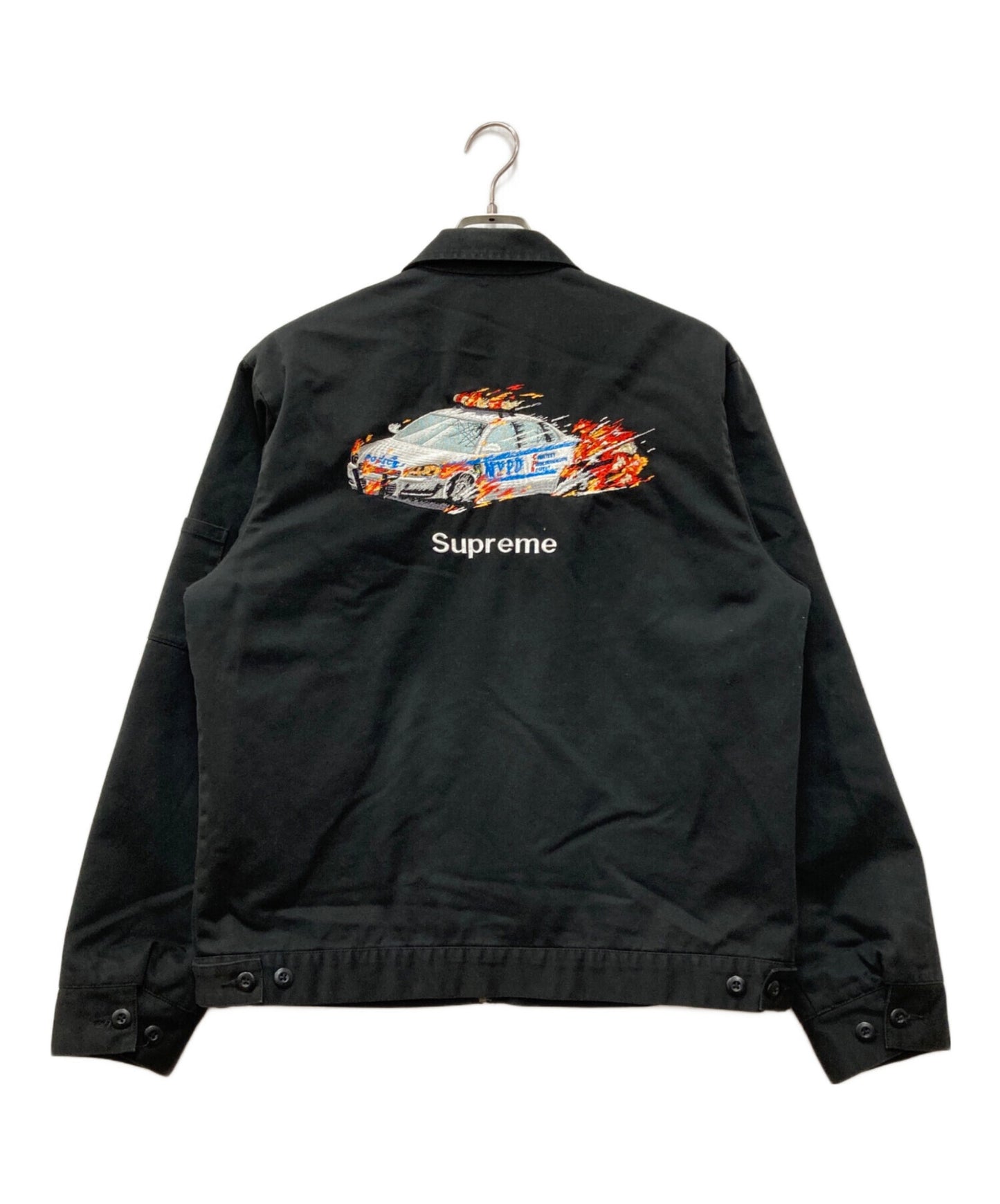 [Pre-owned] SUPREME Cop Car Embroidered Work Jacket