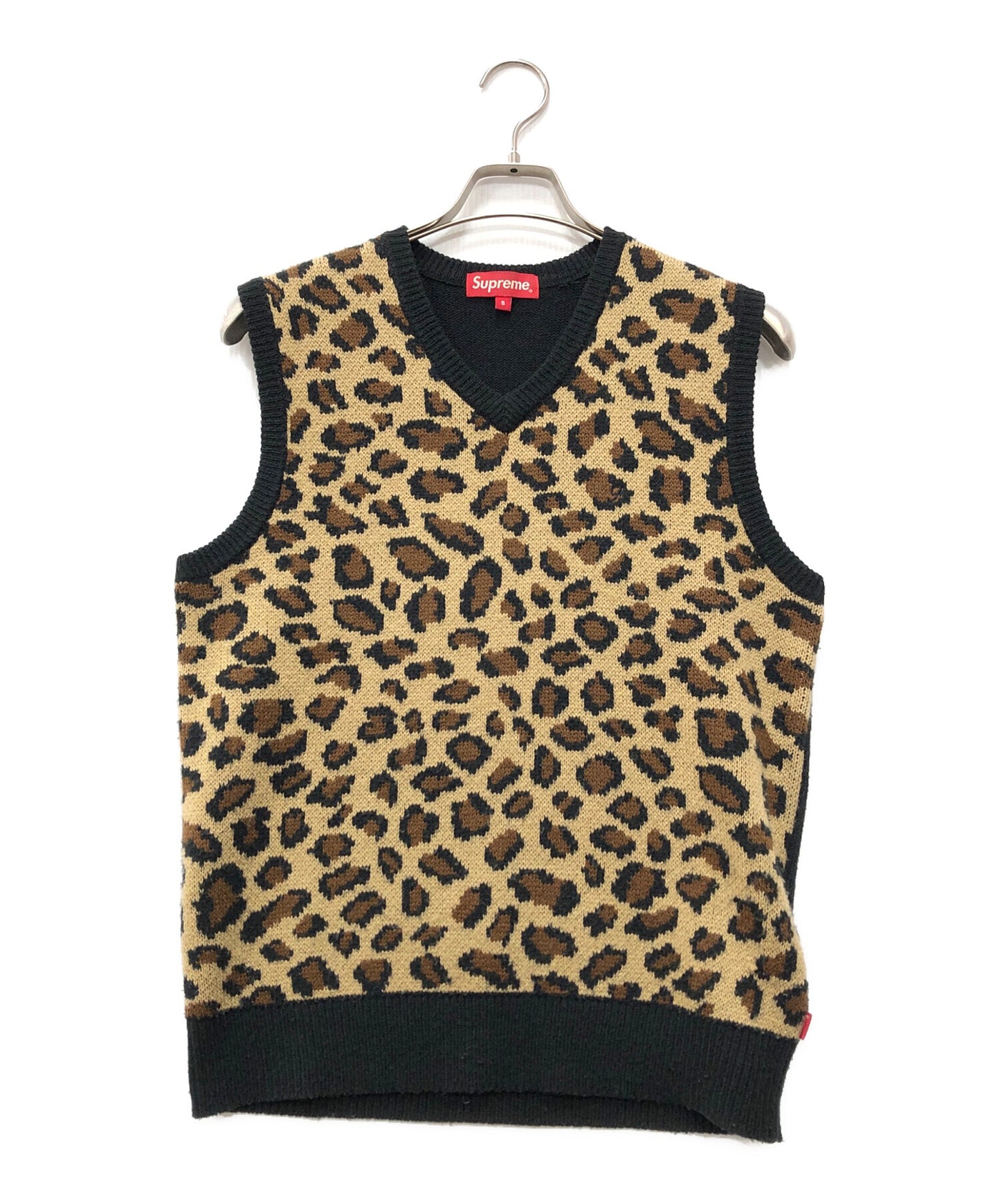 [Pre-owned] SUPREME Leopard Knit Vest