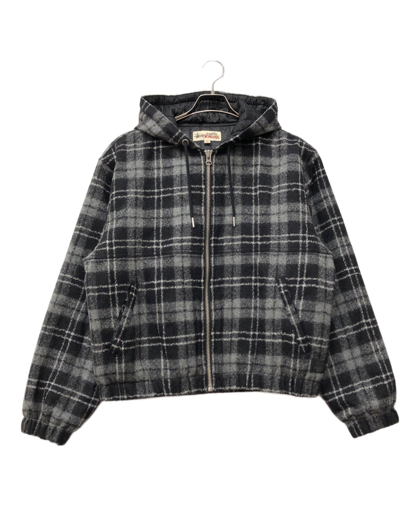[Pre-owned] stussy WORK JACKET WOOL PLAID 115811