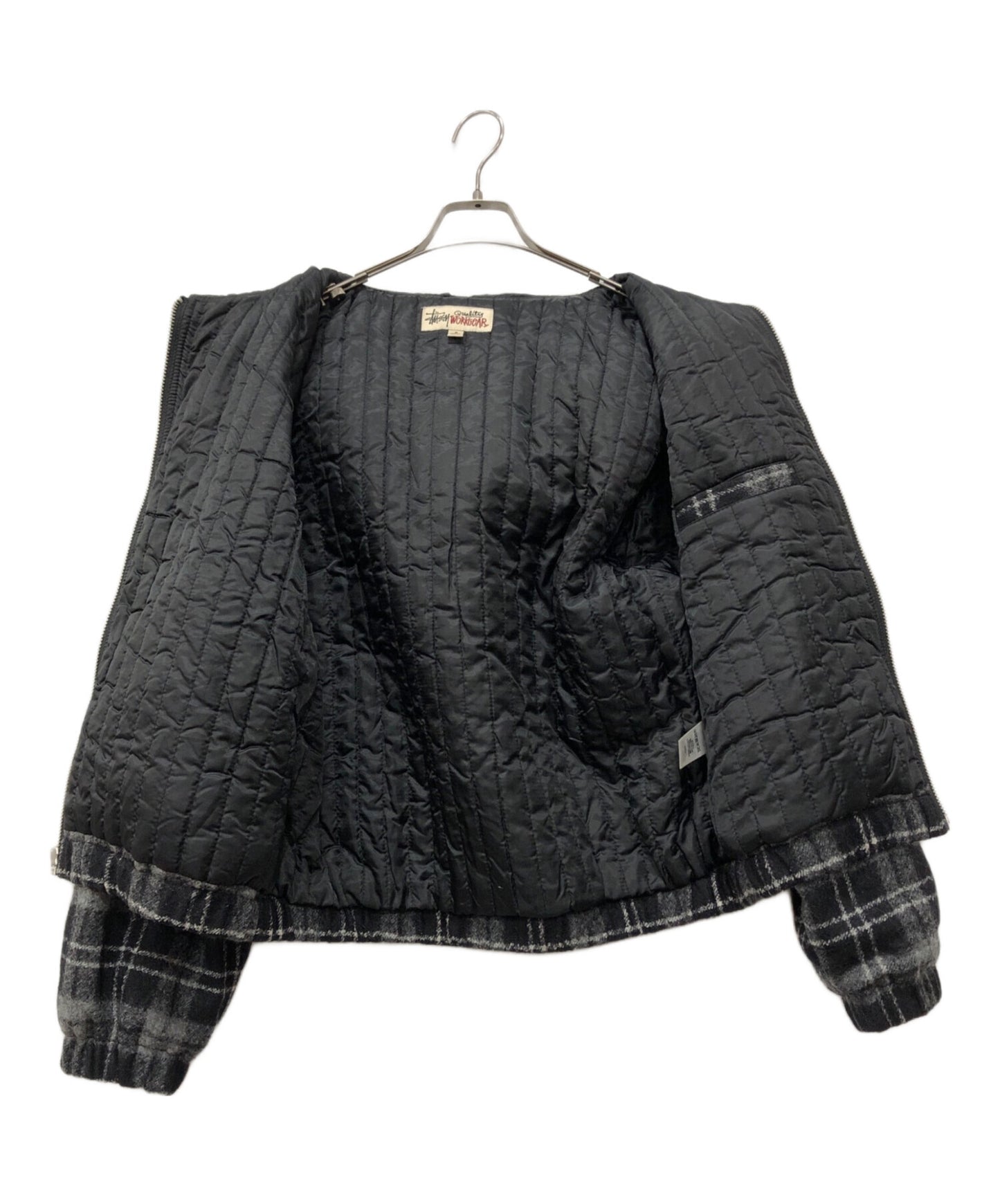 [Pre-owned] stussy WORK JACKET WOOL PLAID 115811