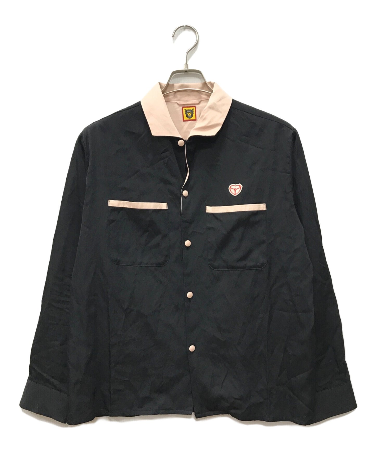 [Pre-owned] HUMAN MADE OPEN COLLAR SHIRT HM28SH019