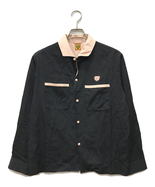 [Pre-owned] HUMAN MADE OPEN COLLAR SHIRT HM28SH019