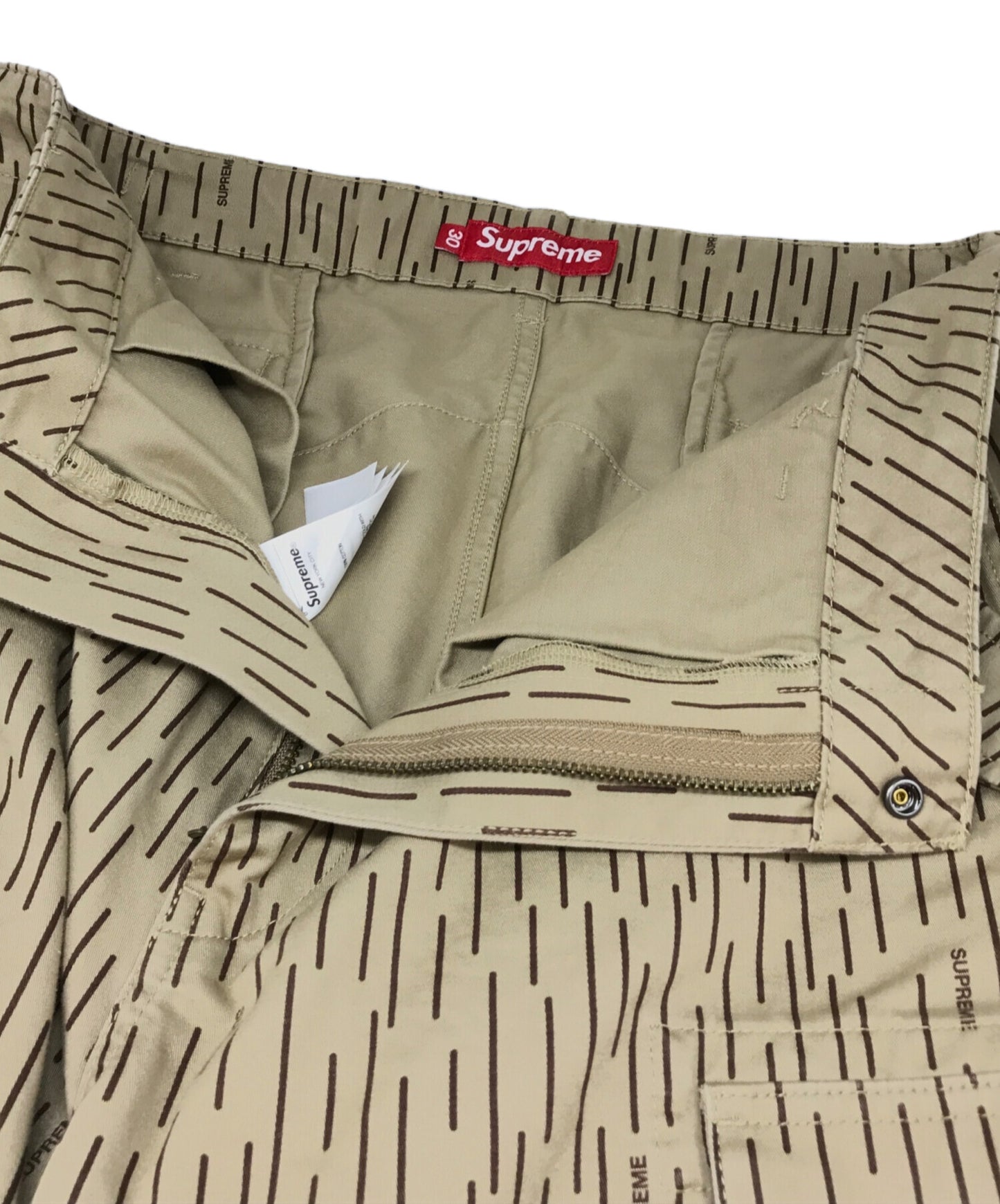 [Pre-owned] SUPREME Cargo Pant Tan Raindrop