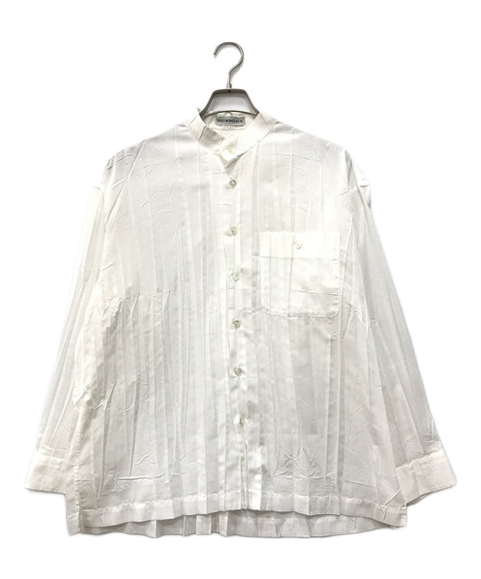 [Pre-owned] ISSEY MIYAKE MEN Pleated stand collar shirt ME83-FJ327